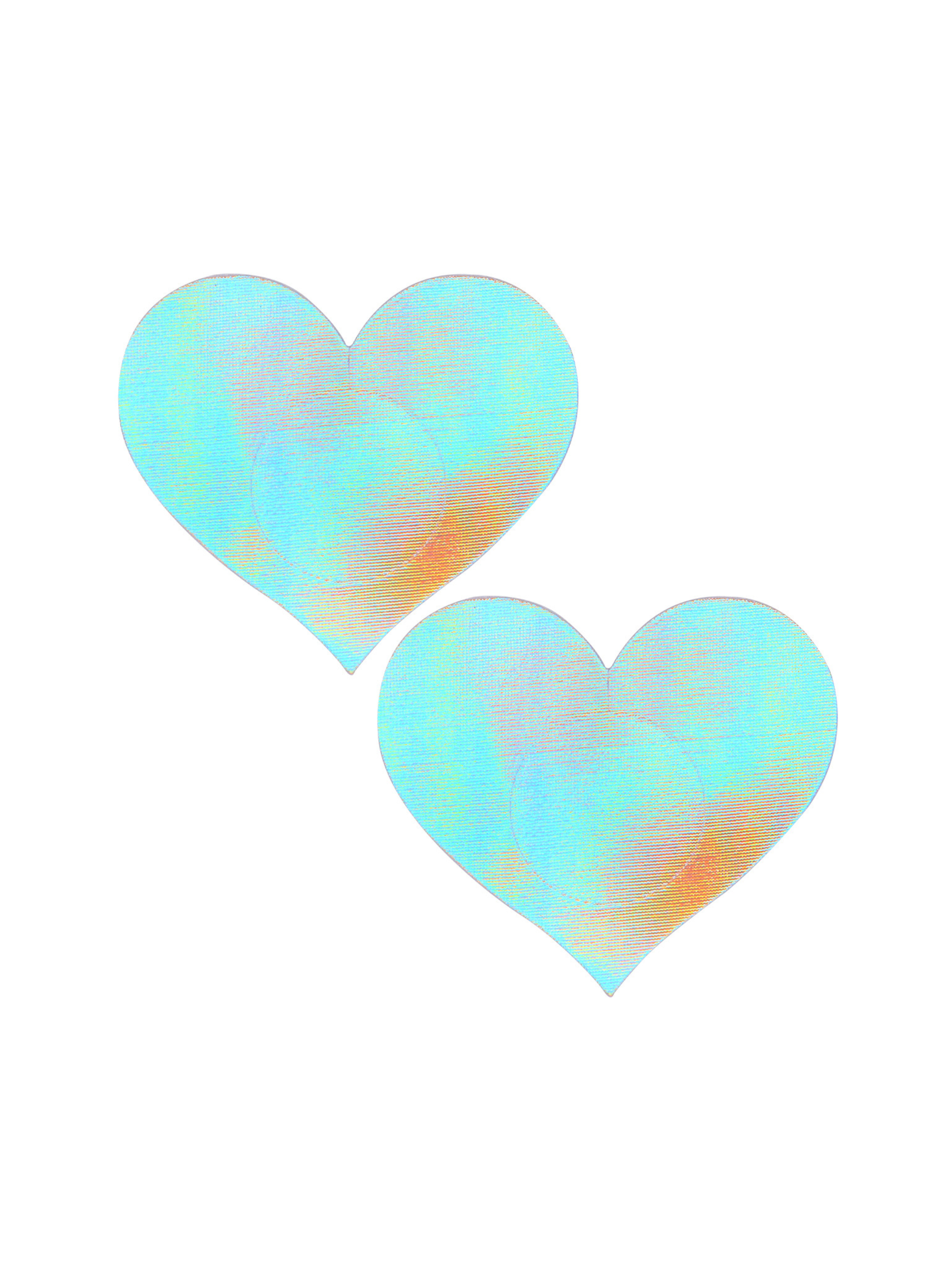 Holographic Heart Pasties