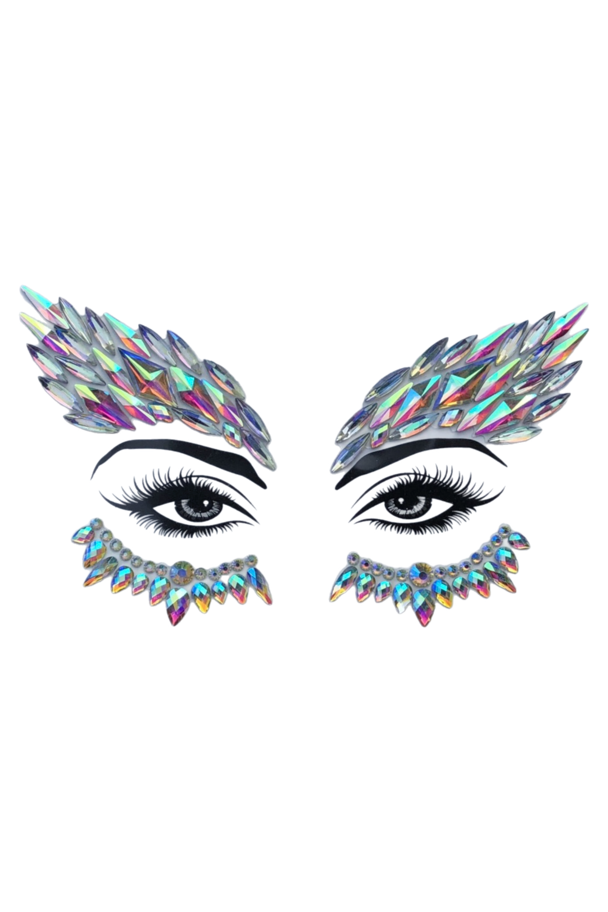 Pixie Rhinestone Crystal Face Jewels