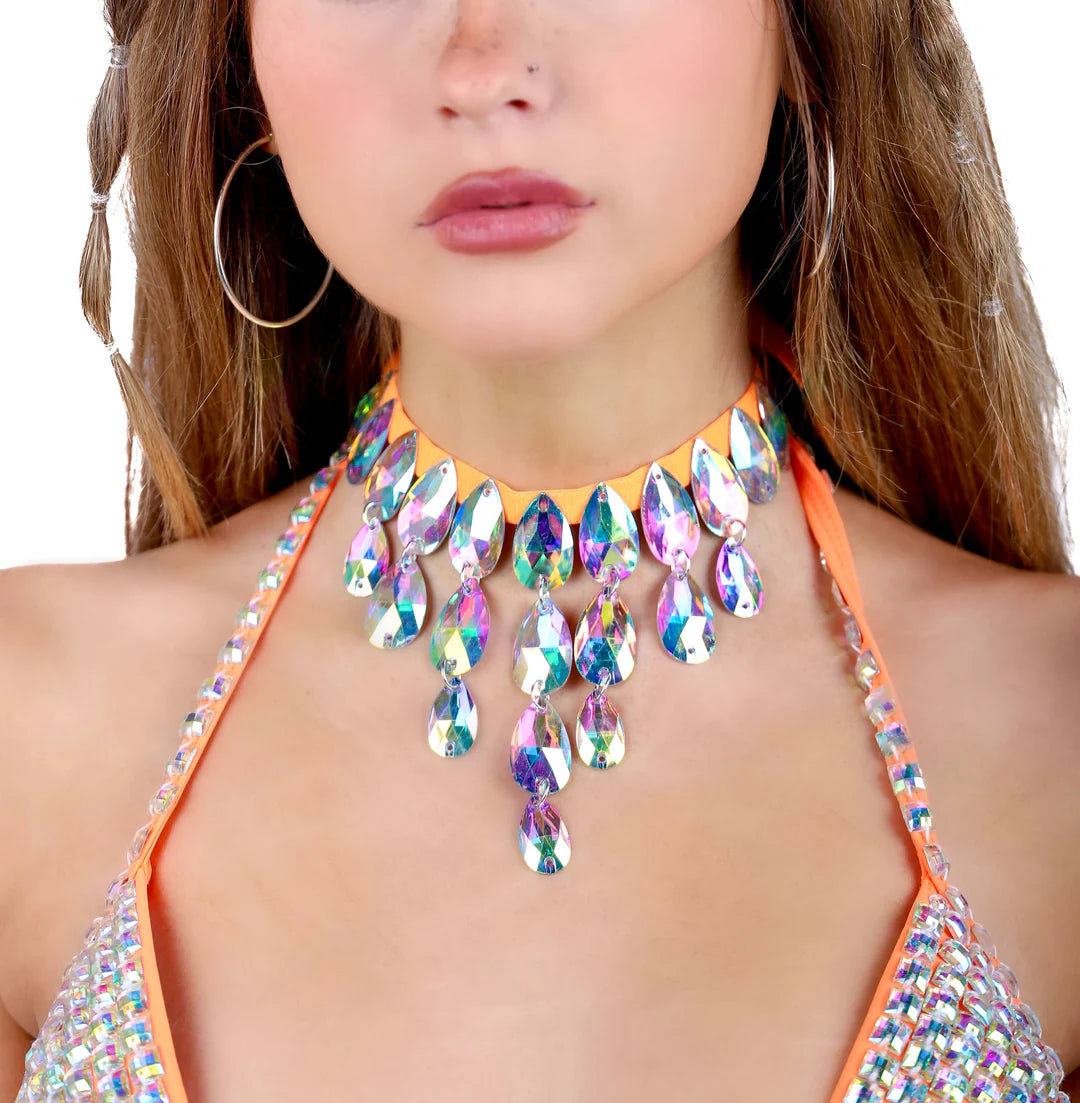 Iridescent Gem Necklace 2.0