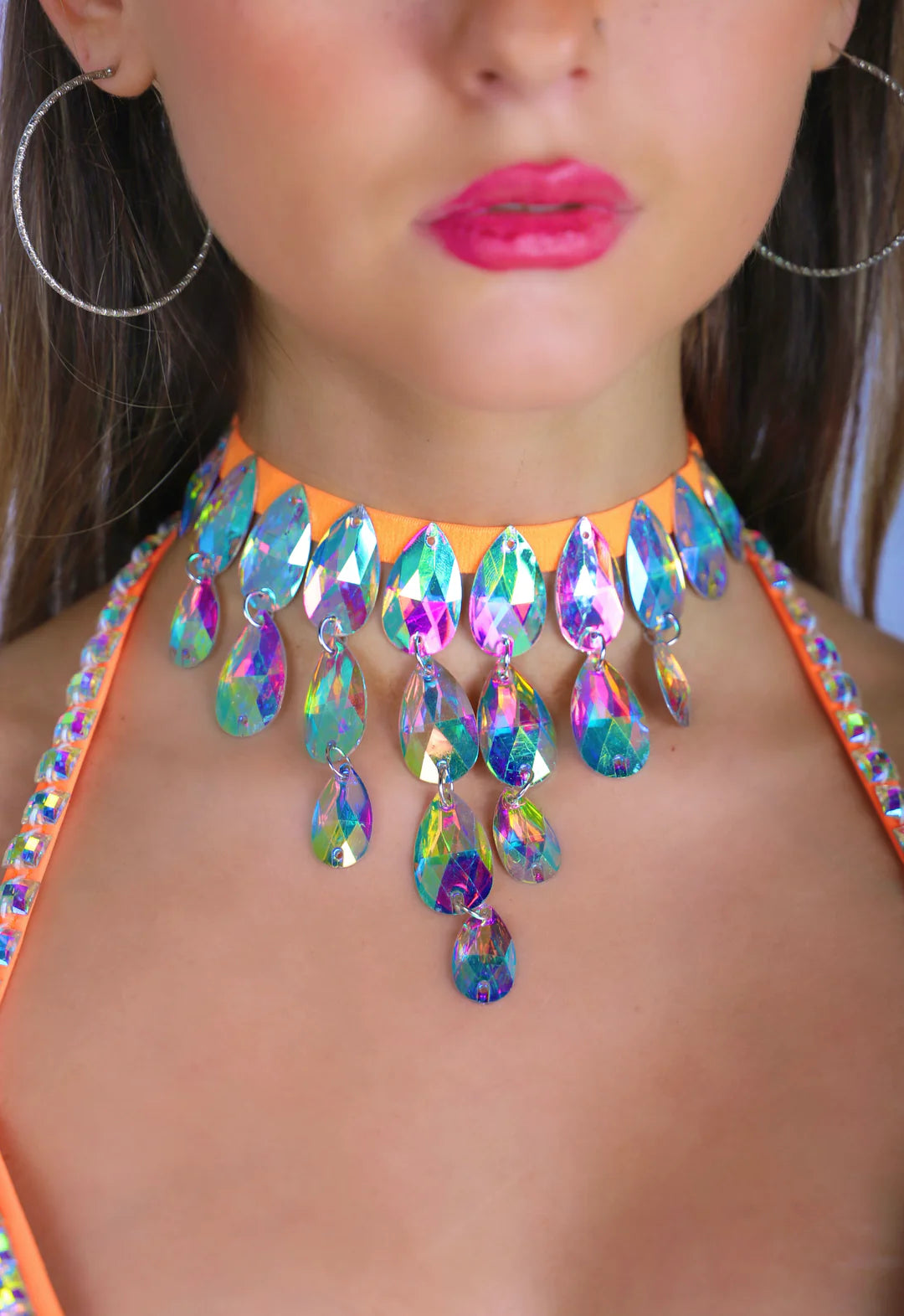 Iridescent Gem Necklace 2.0