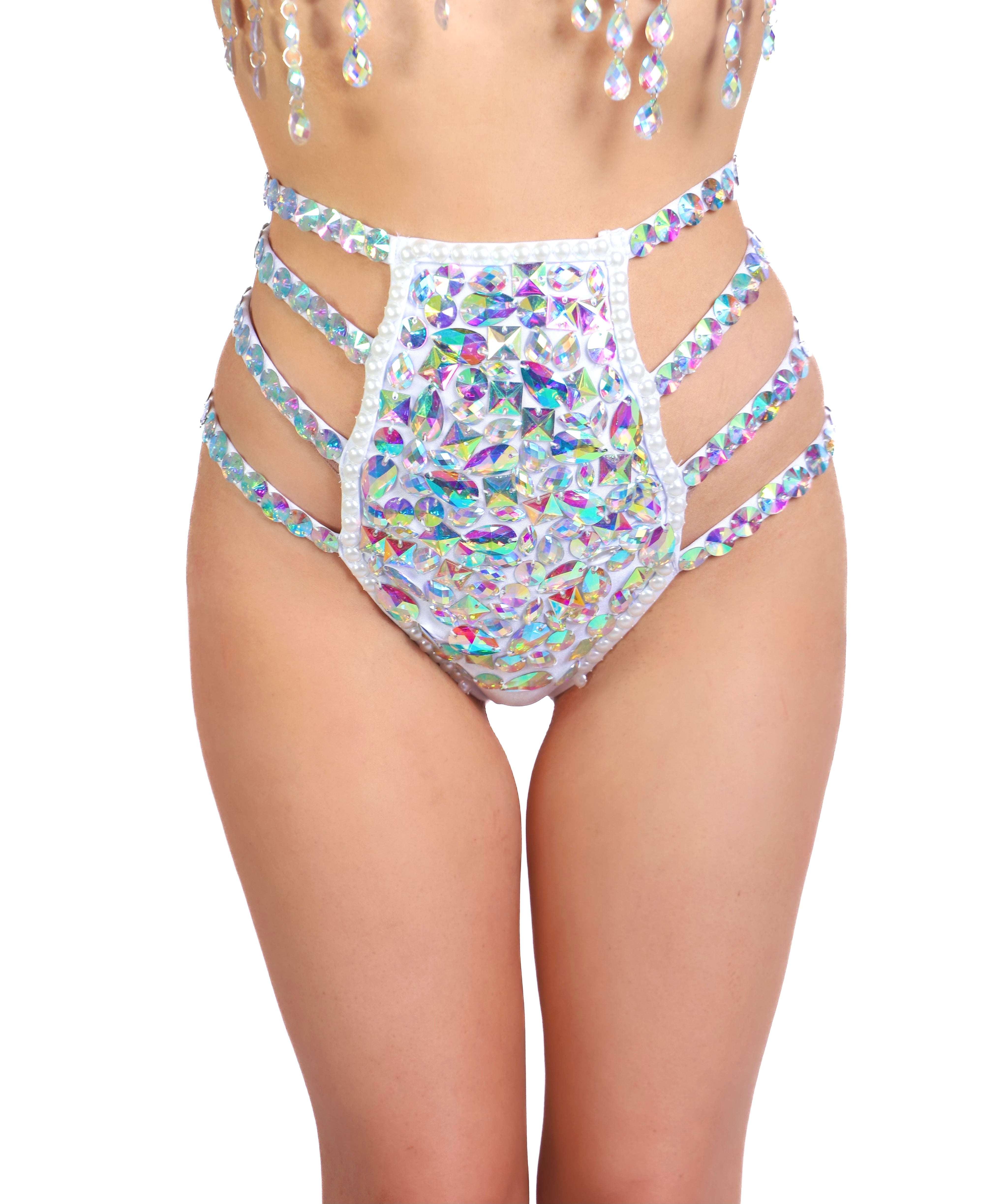 Angel Aura Rhinestone Carnival Bottoms