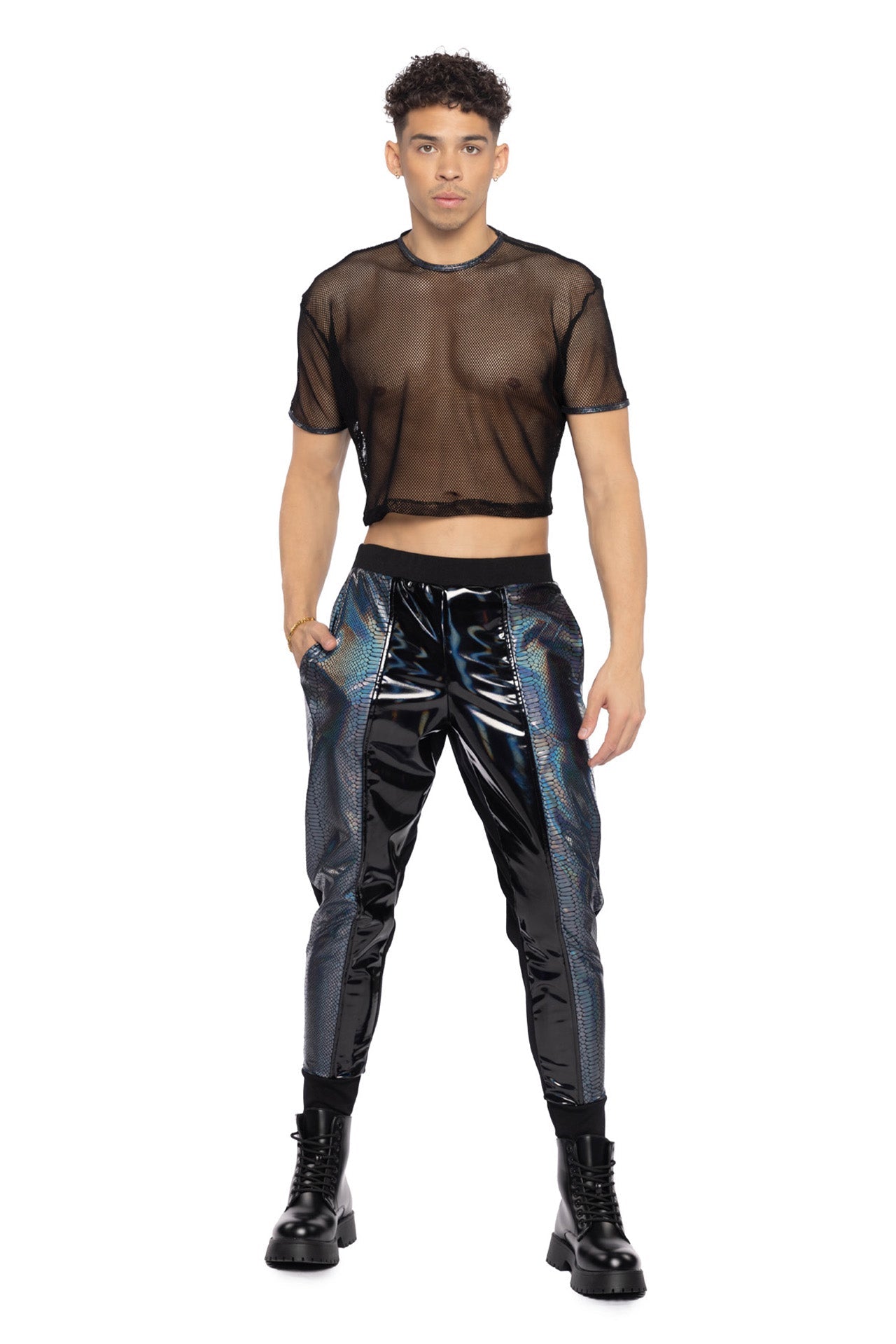 JR153 - Python & PVC Unisex Jogger