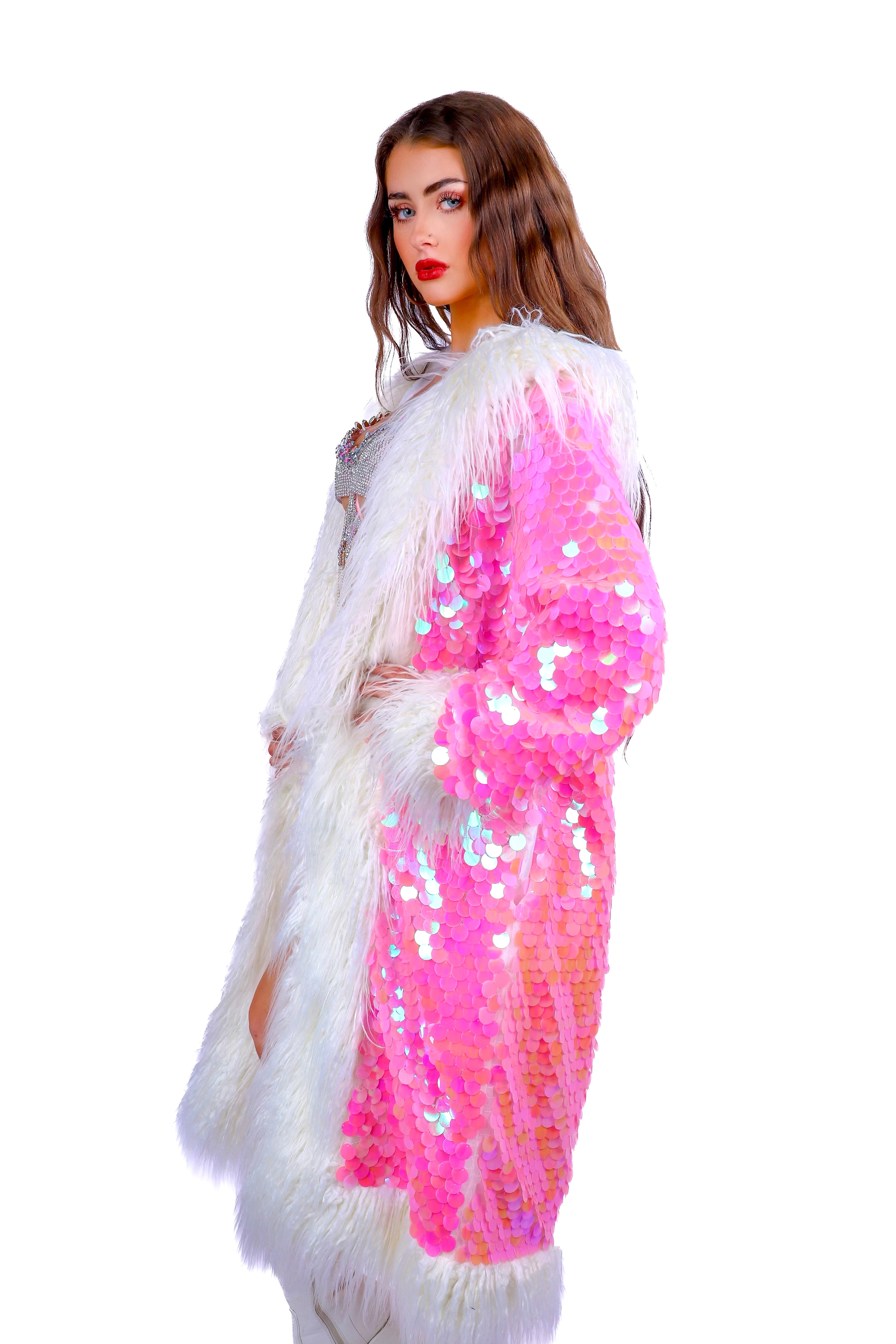 Disco Barbie Fuzzy Jacket