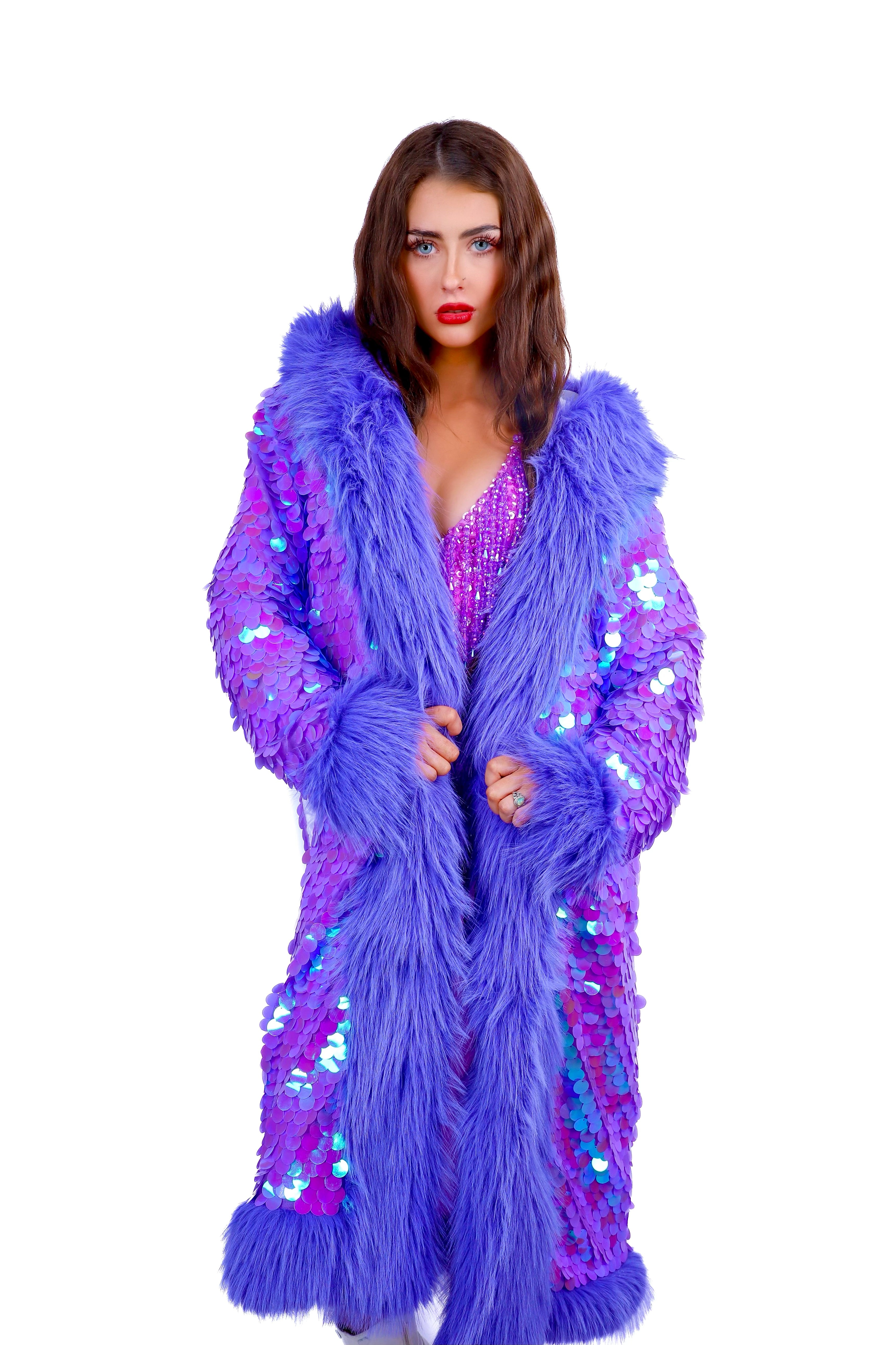 FULL OUTFIT- Magic Lavender Fuzzy Disco (2 pcs)