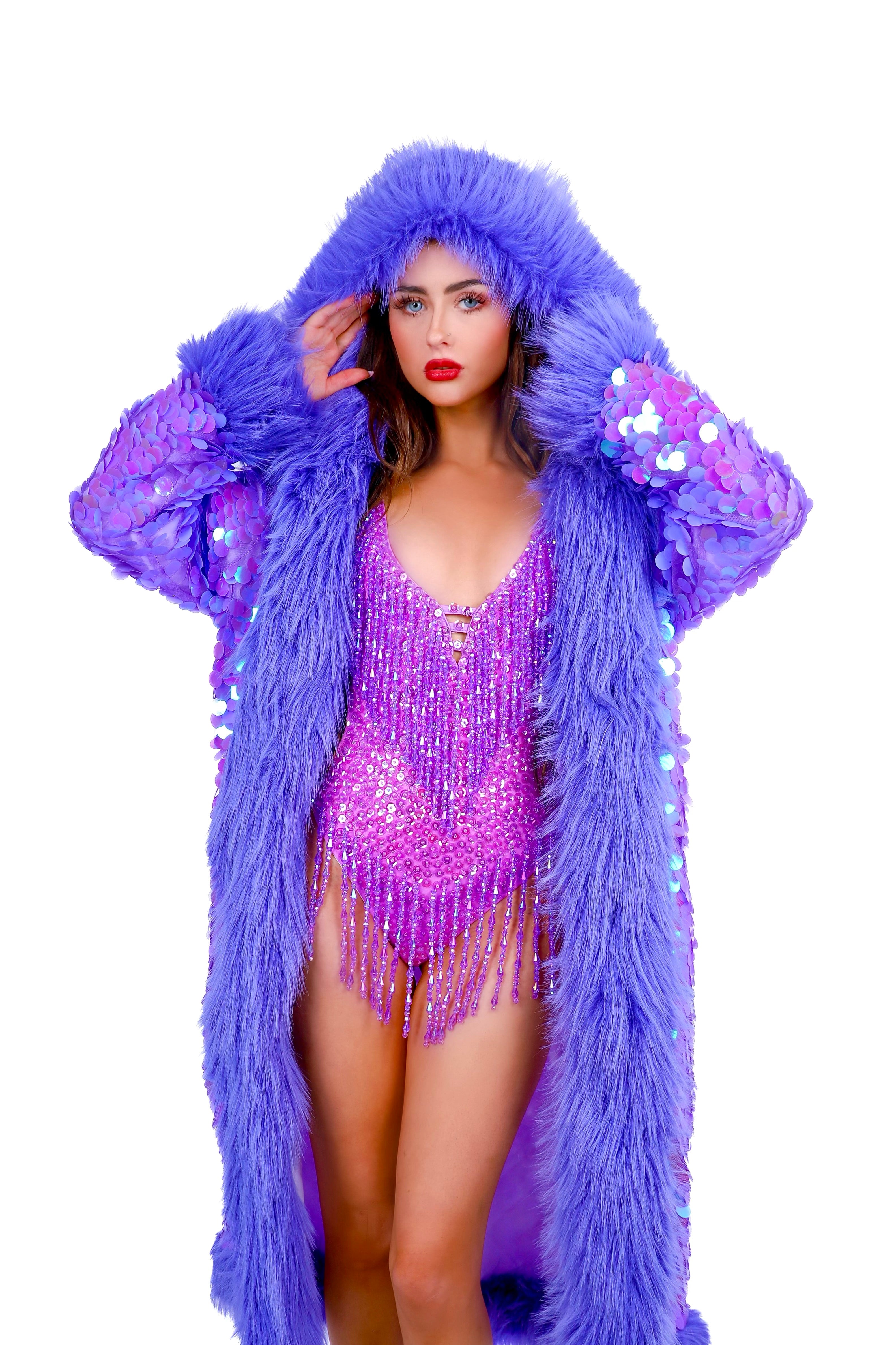 FULL OUTFIT- Magic Lavender Fuzzy Disco (2 pcs)