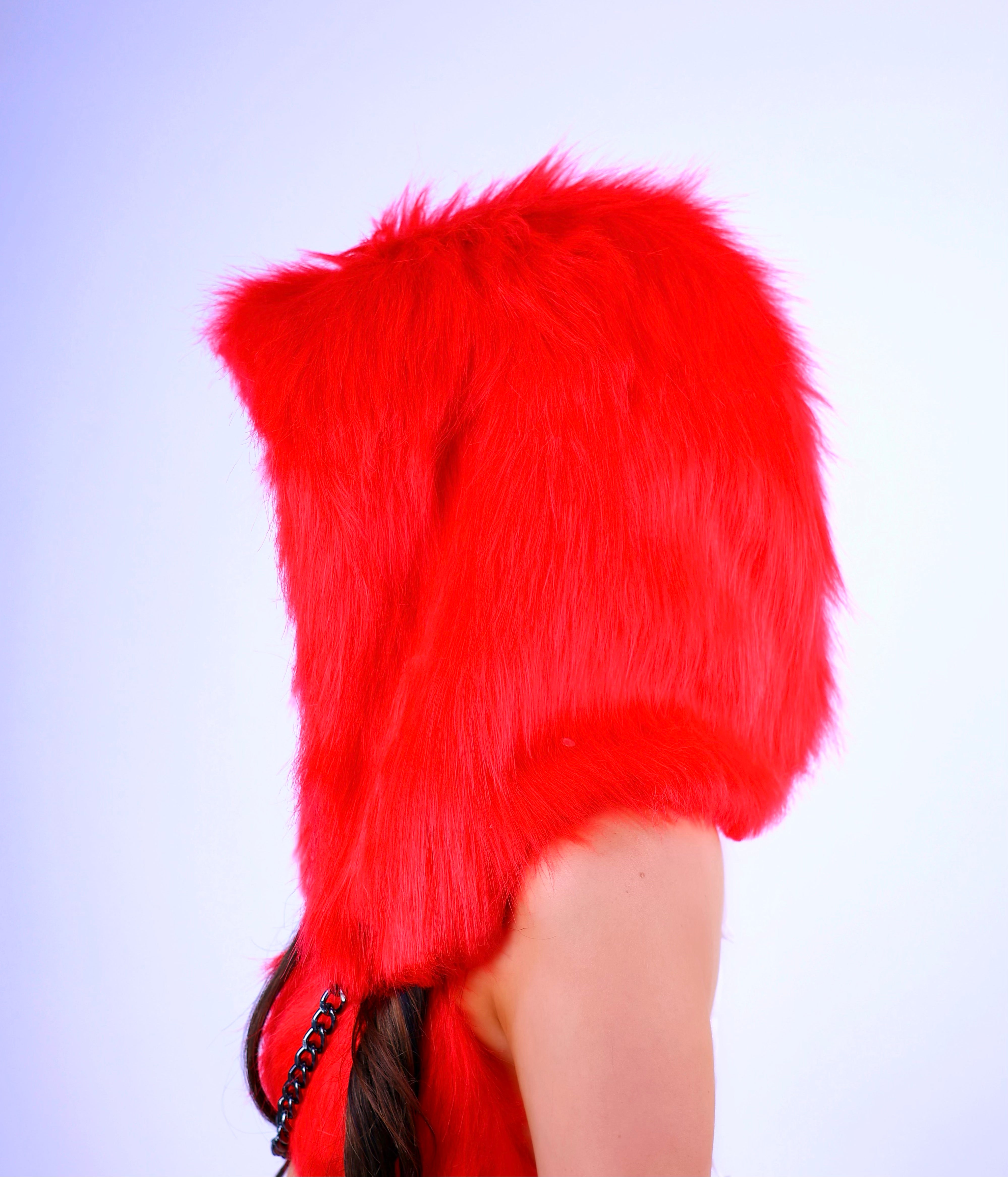 Cherry Diva Fuzzy Hood