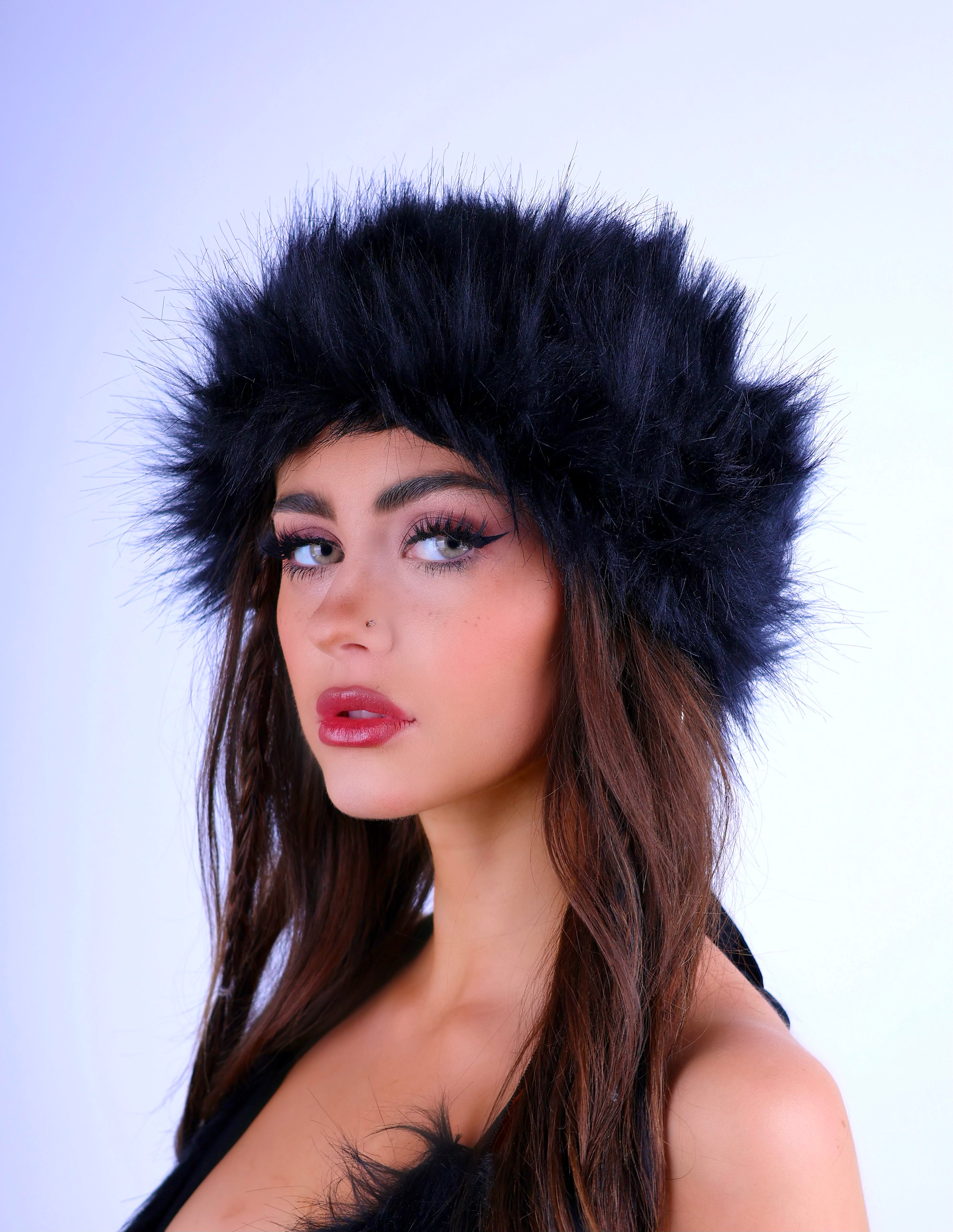 Midnight Diva Fuzzy Headband