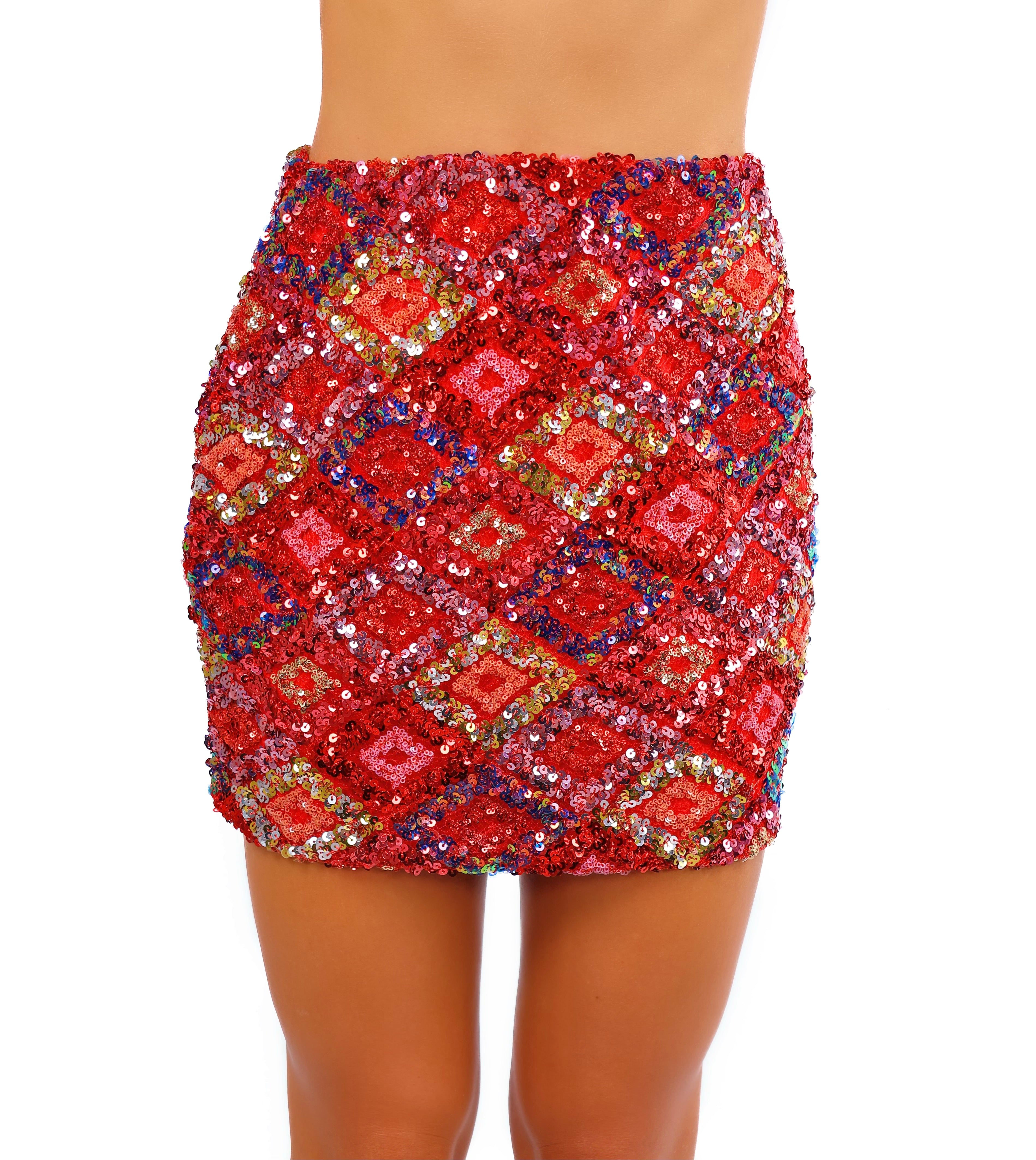 Ruby Tribal Embroidery Sequin Set