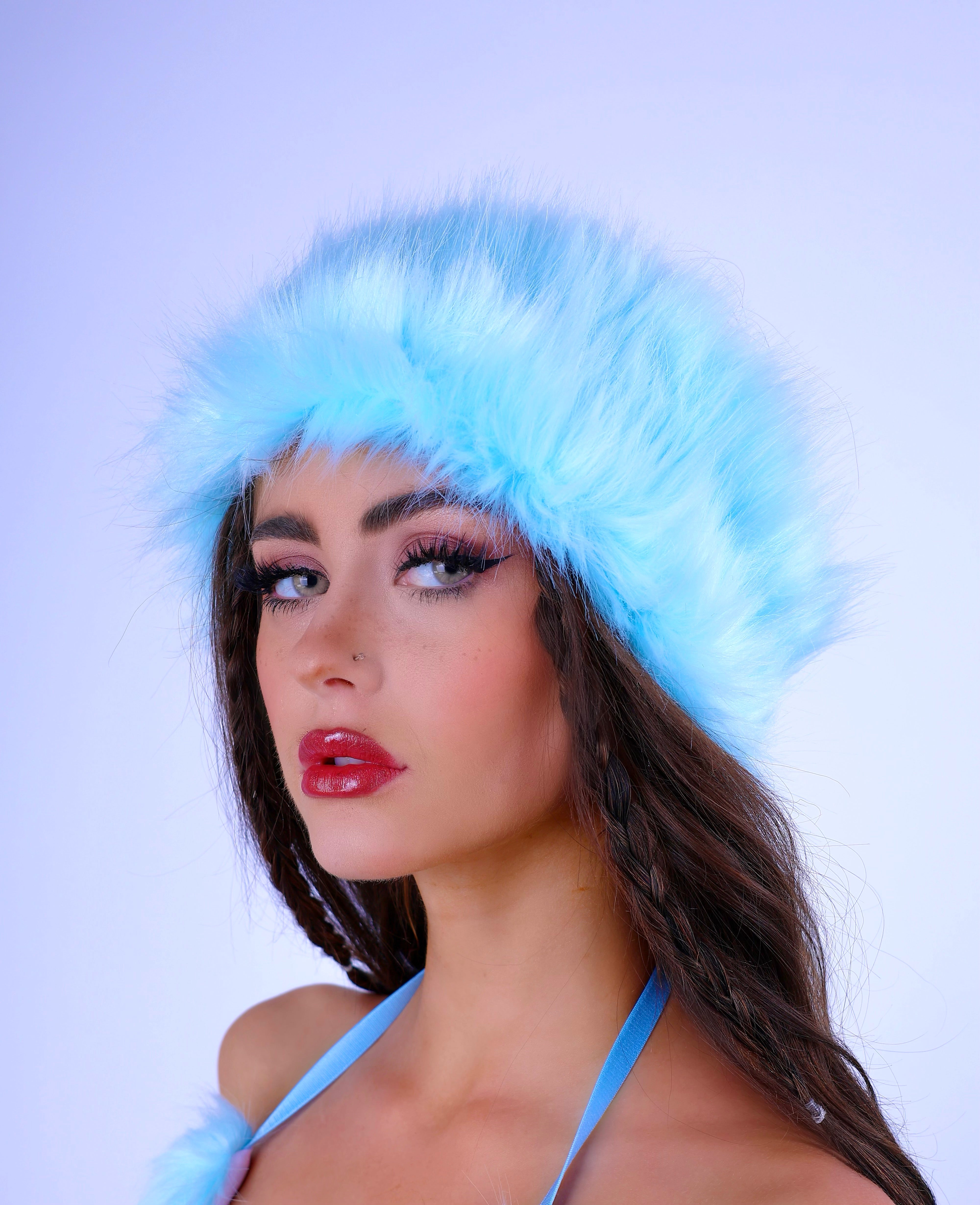 Cotton Candy Diva Fuzzy Headband