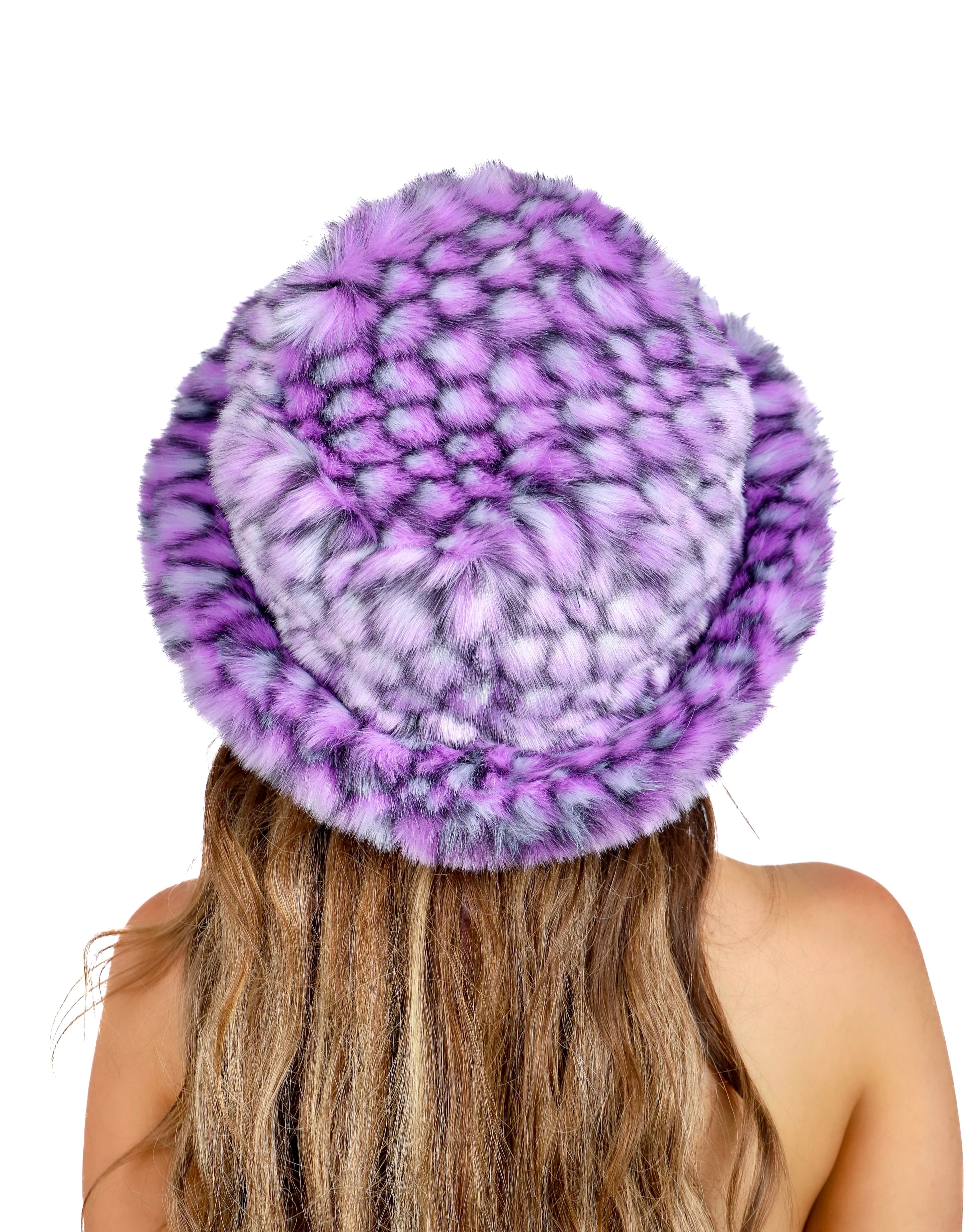 Purple Prism Fuzzy Hat