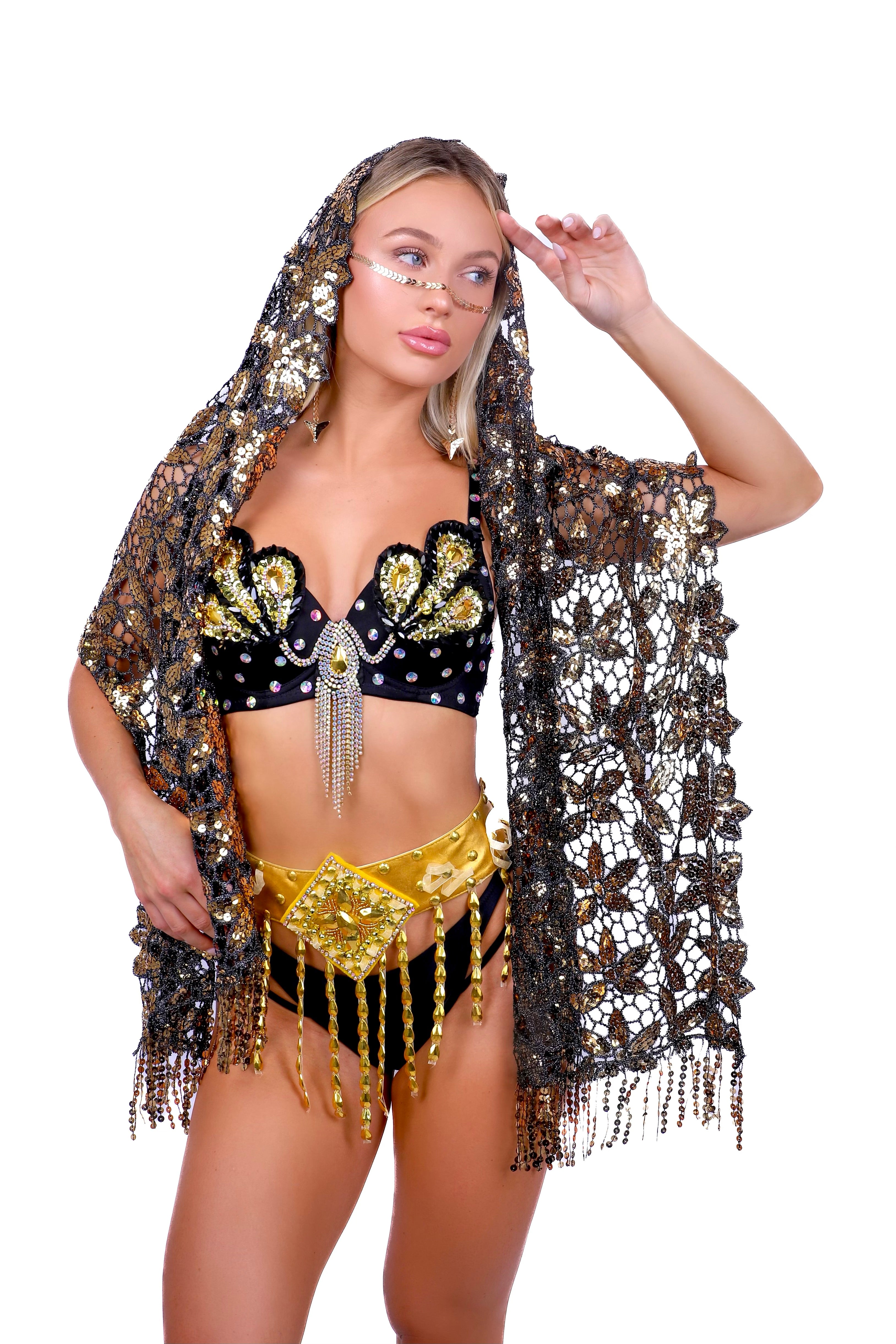 FULL OUTFIT- Black/Gold Empress Wanderer (5 pcs)