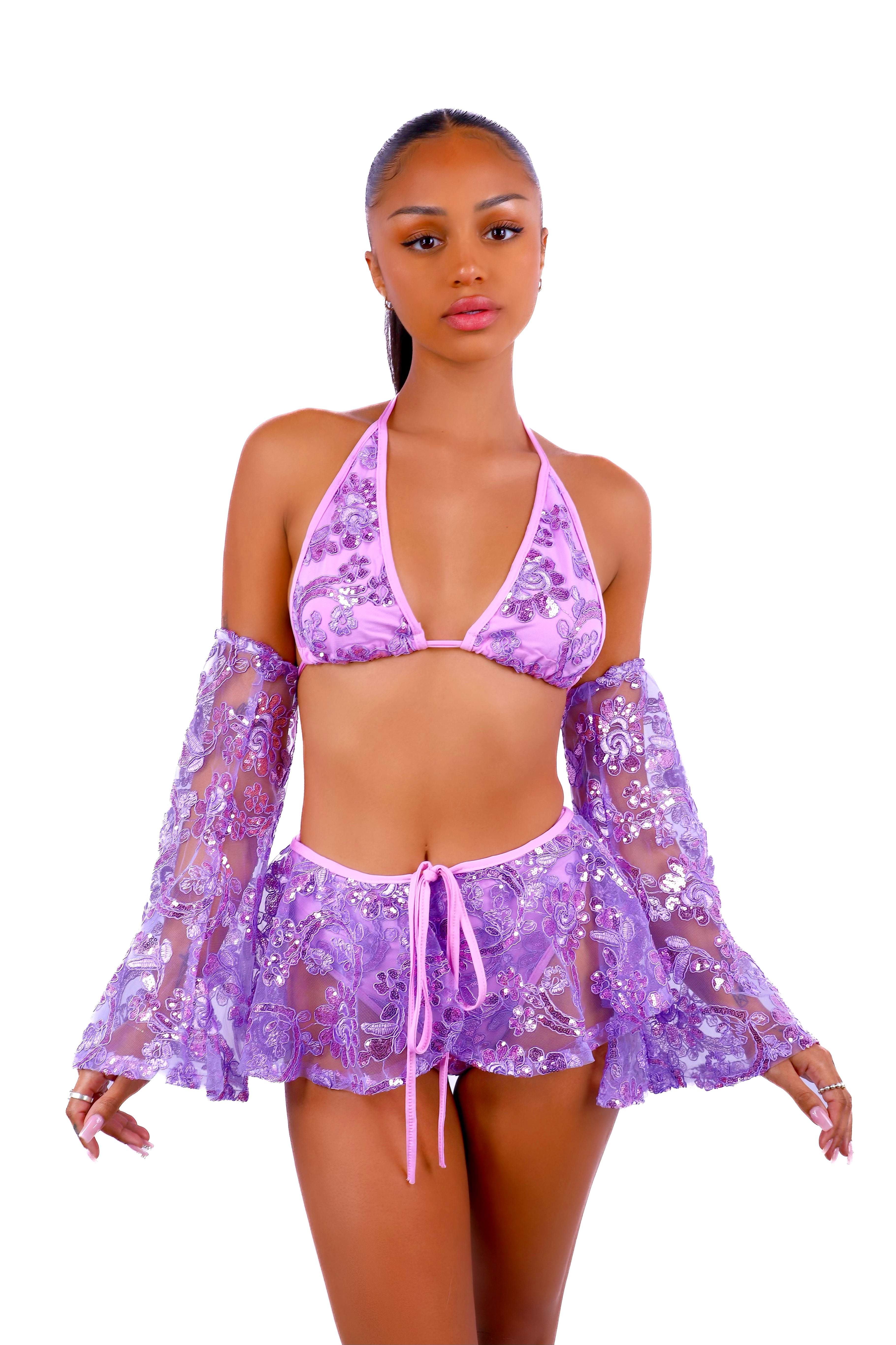 Lilac Fantasy Fairy Blossom Set