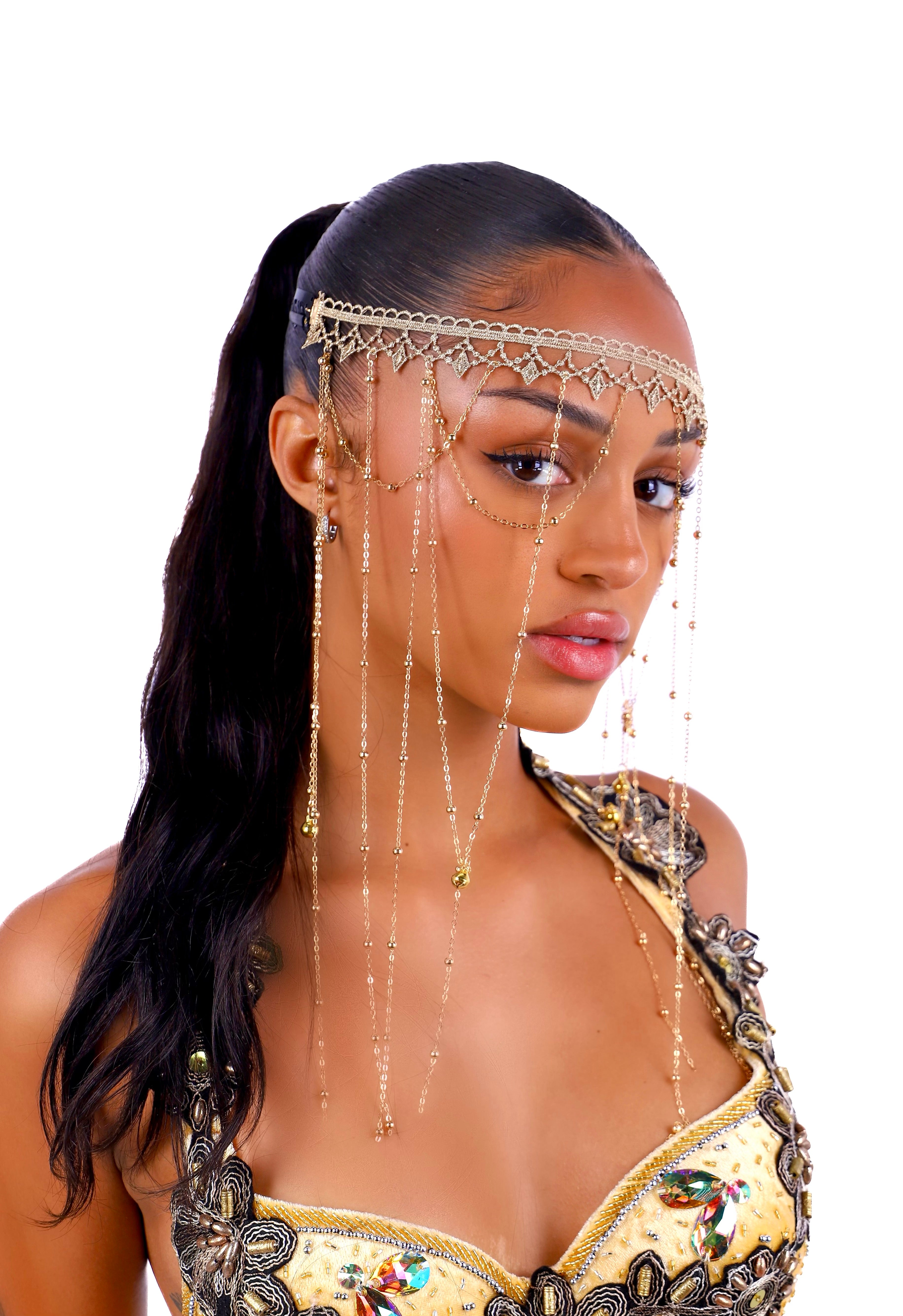 Gold Meadow Head Piece