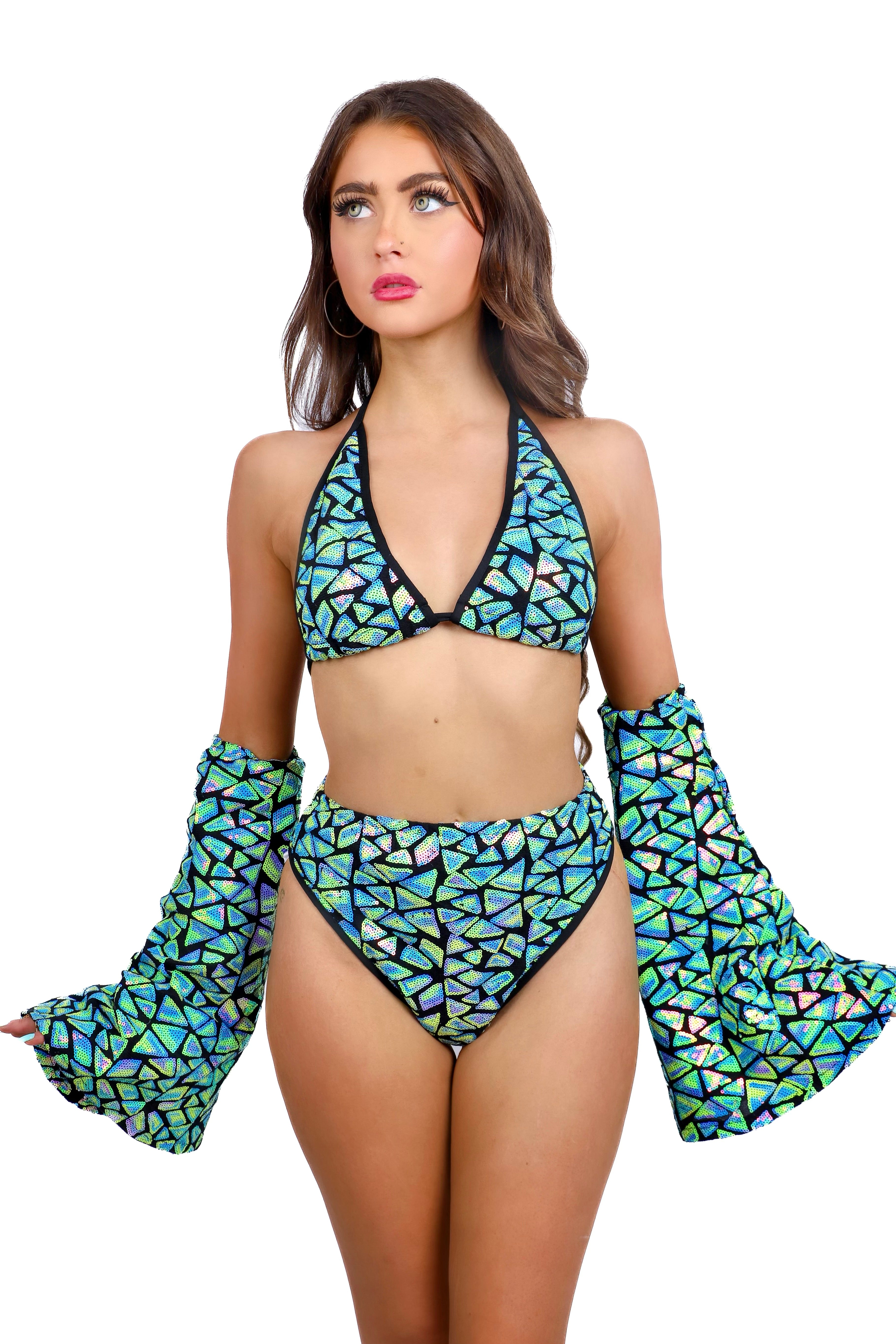 Aqua Blueberry Disco Aura Set (3 pc)