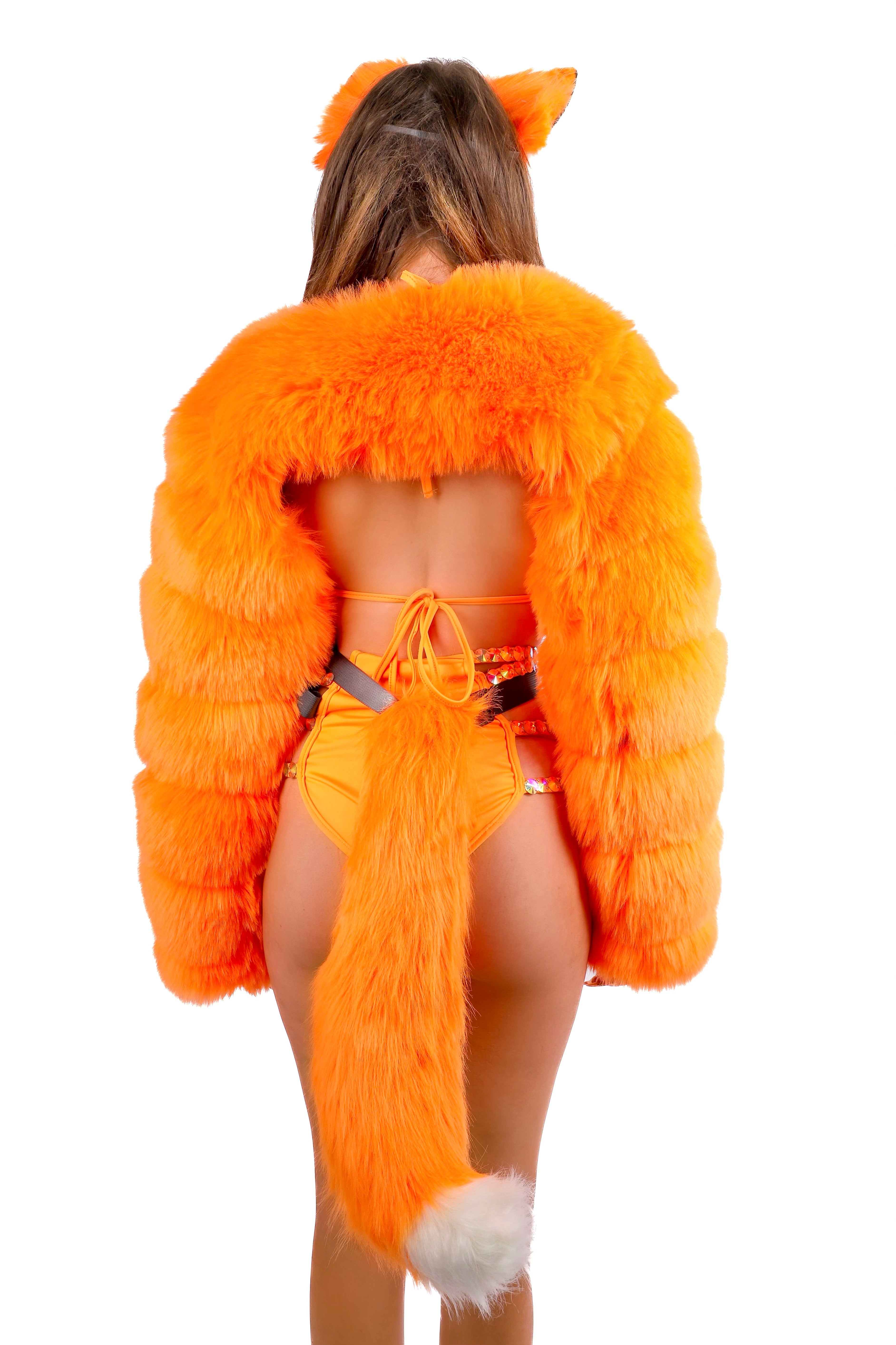 Orange Fox Fuzzy Tail