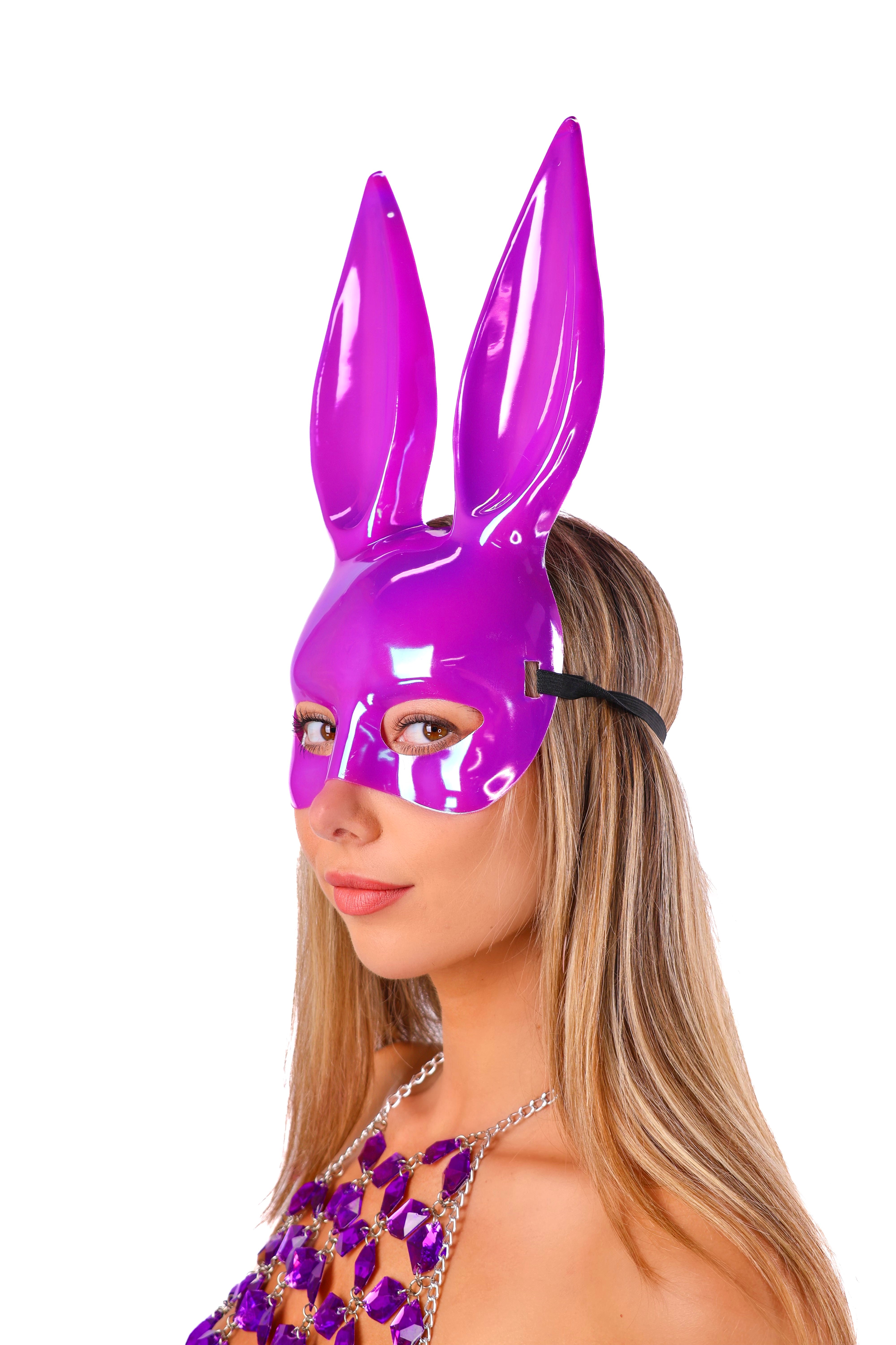 Purple Playboy Bunny Mask