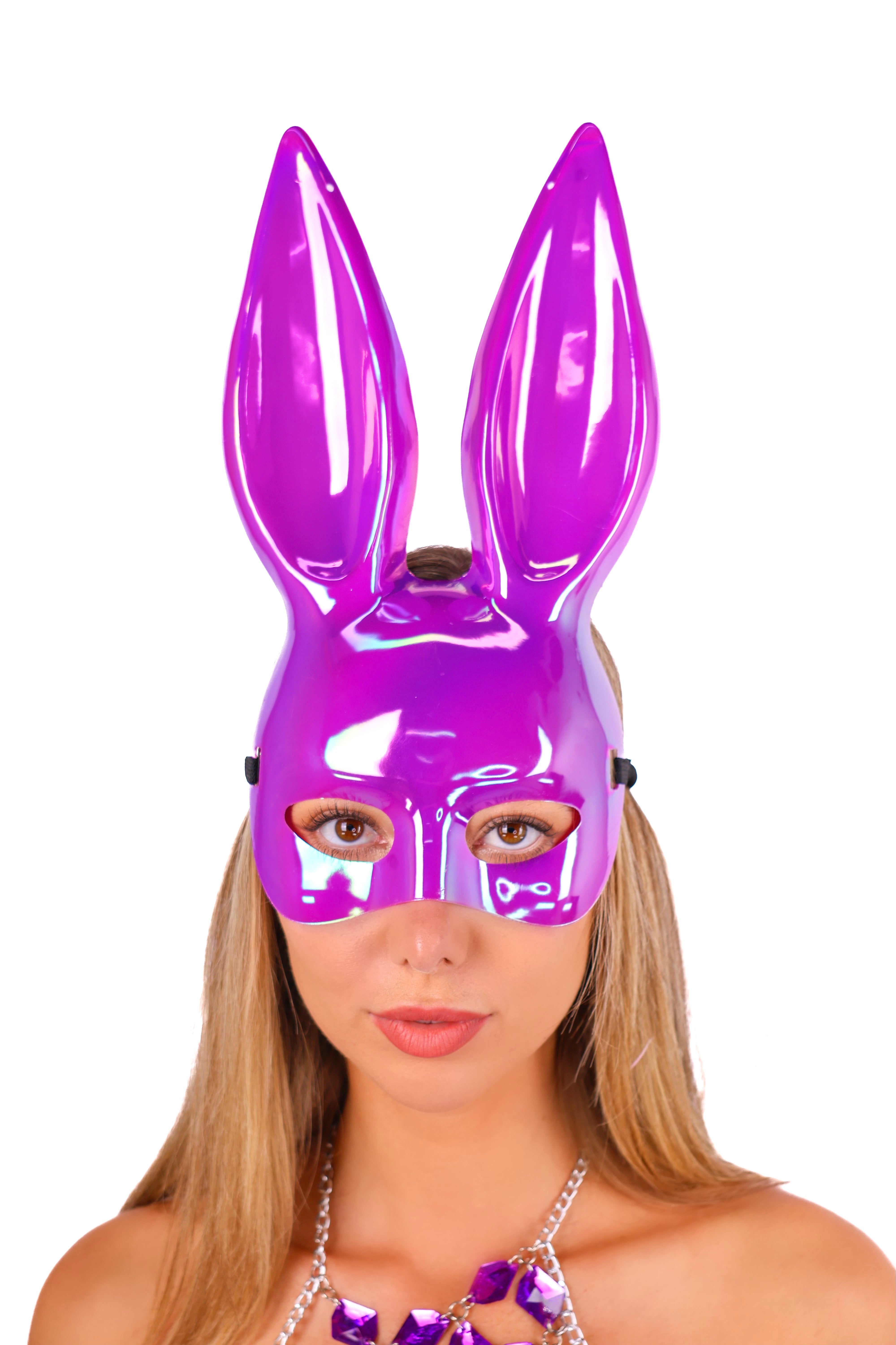 Purple Playboy Bunny Mask