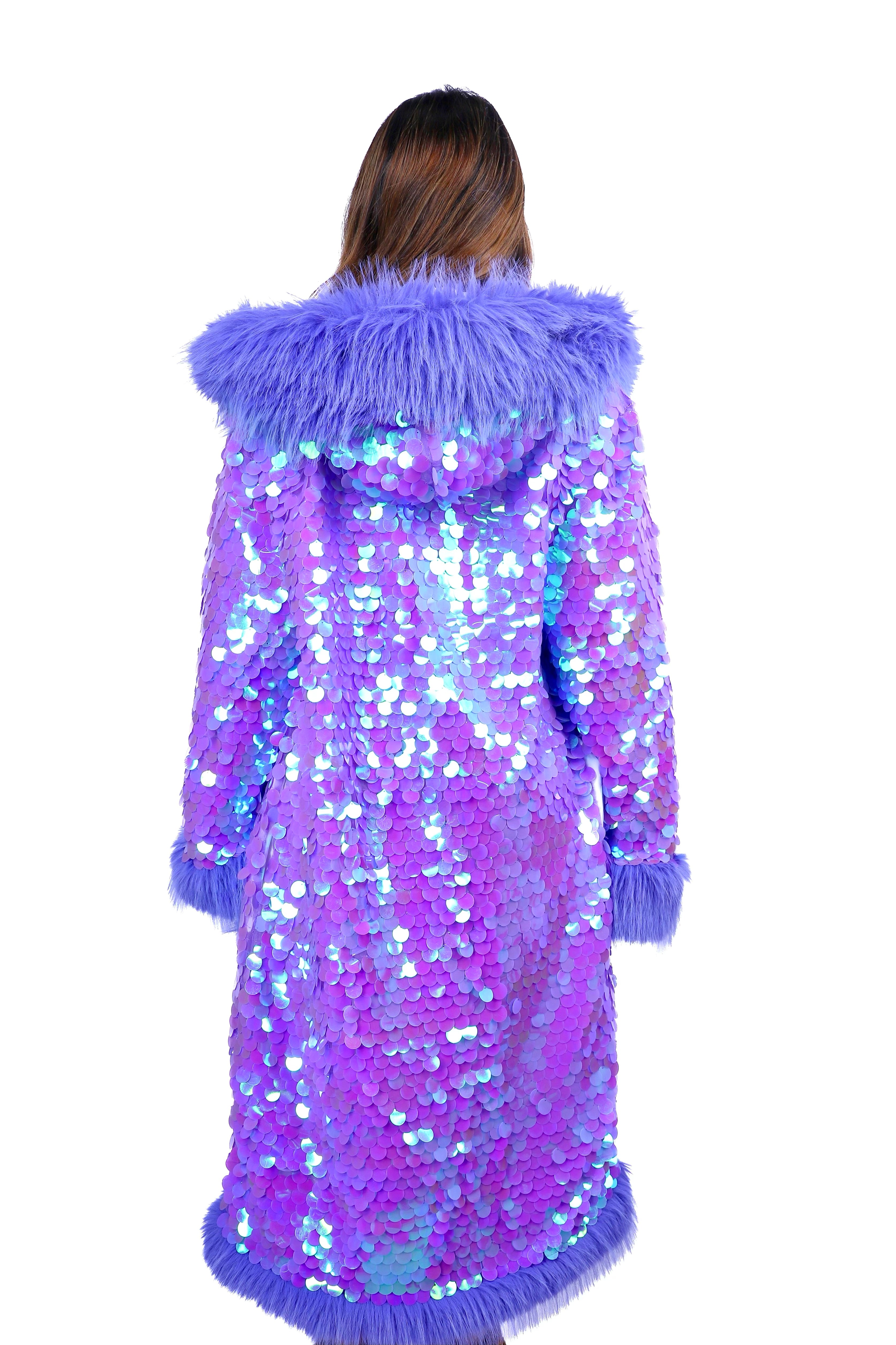 FULL OUTFIT- Fuzzy Lavender Lotus Disco (4 pcs)