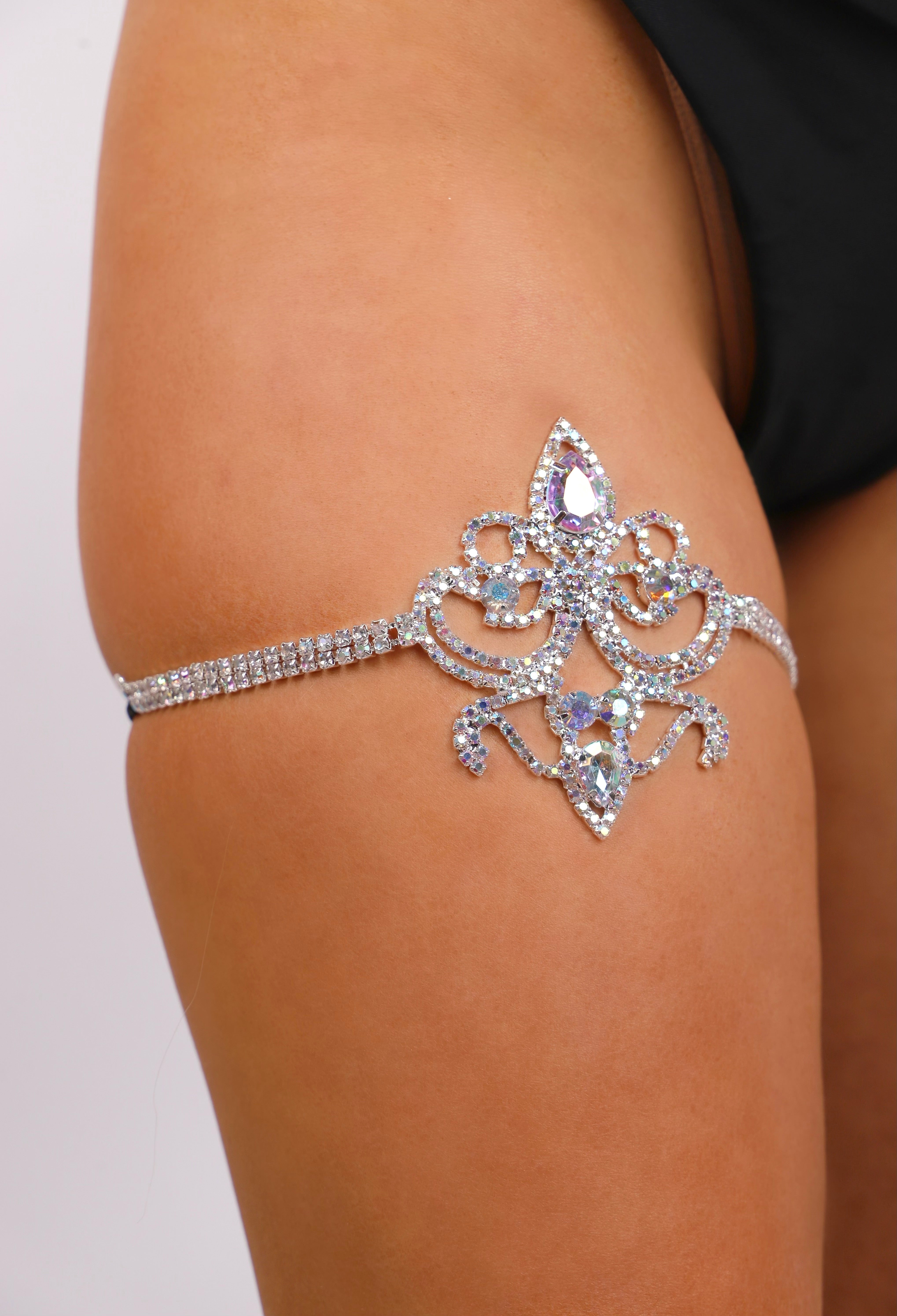 Silver Lux Leg Wrap