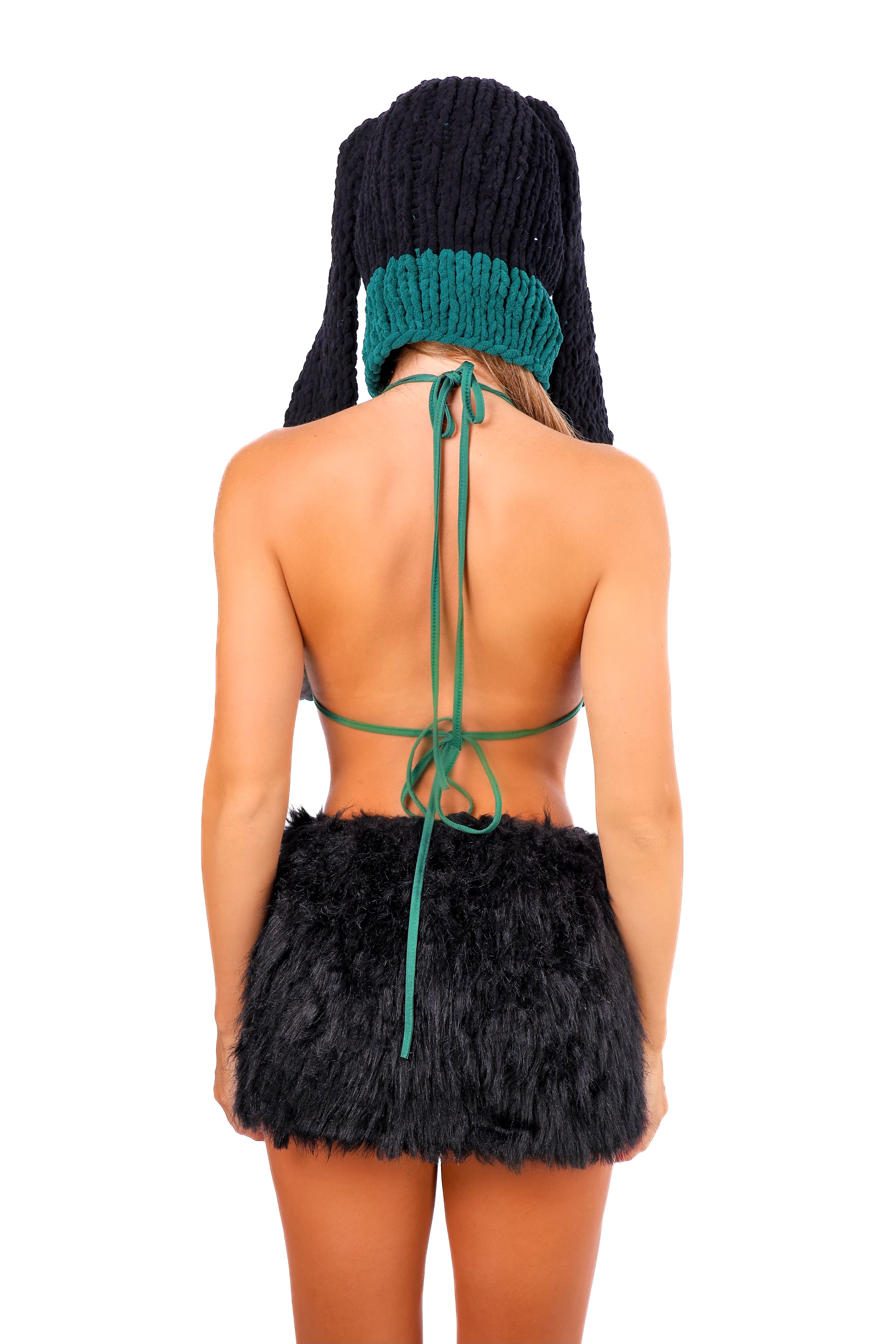 FULL OUTFIT- Emerald Forest Midnight Bunny (3 pcs)