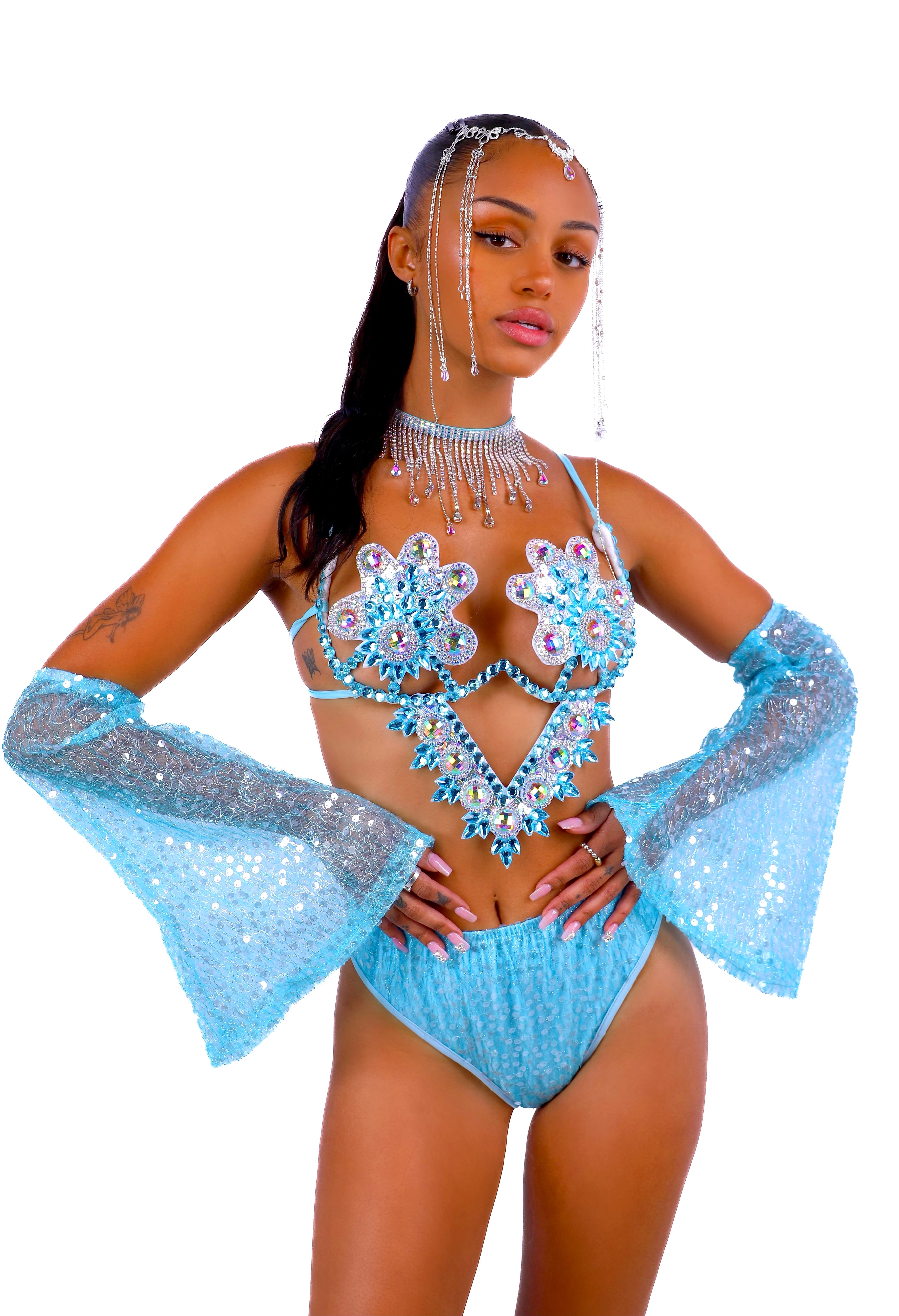 Snowflake Carnival Bra Top