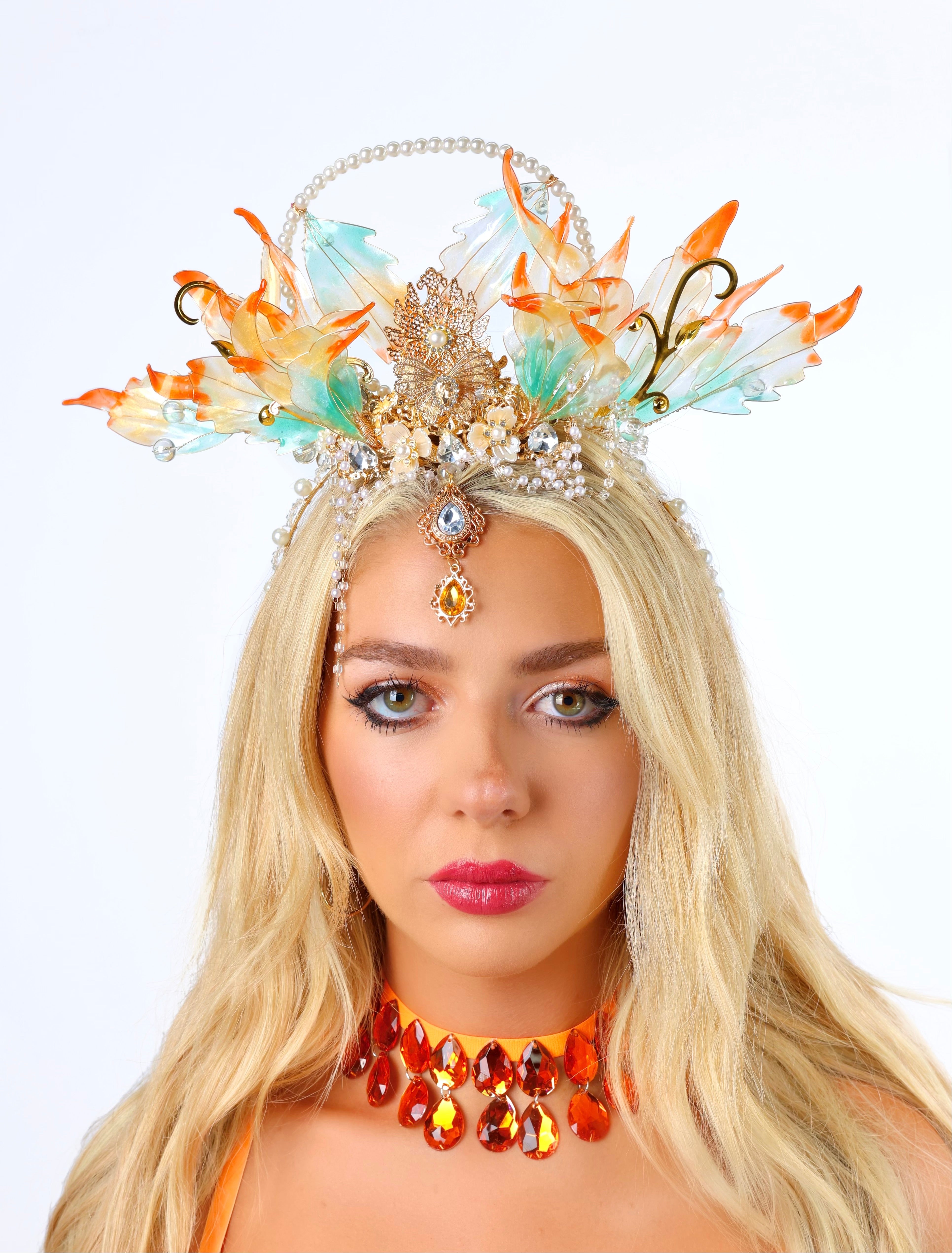 Fire Genesis Goddess Head Piece