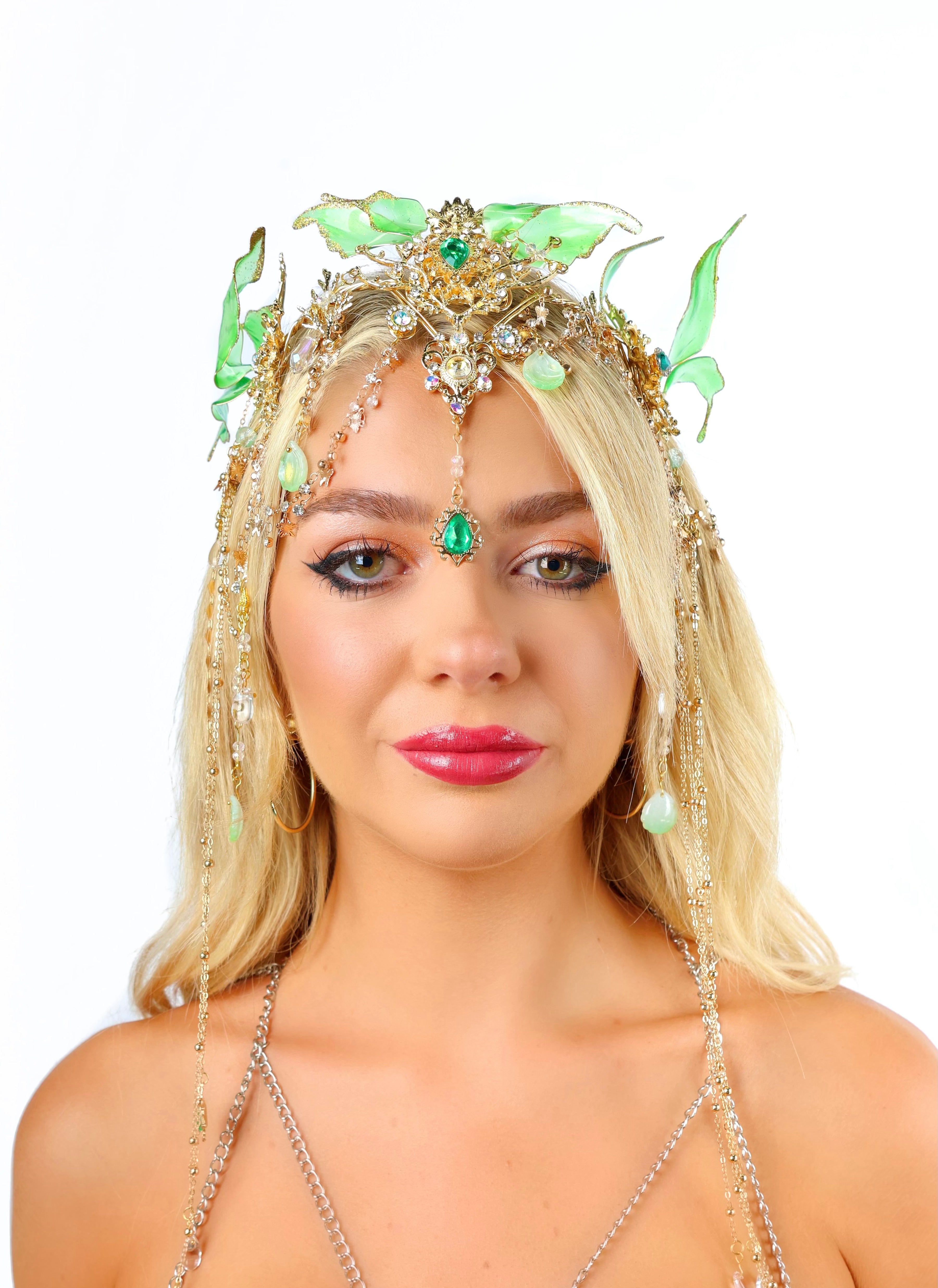 Jade Genesis Goddess Head Piece