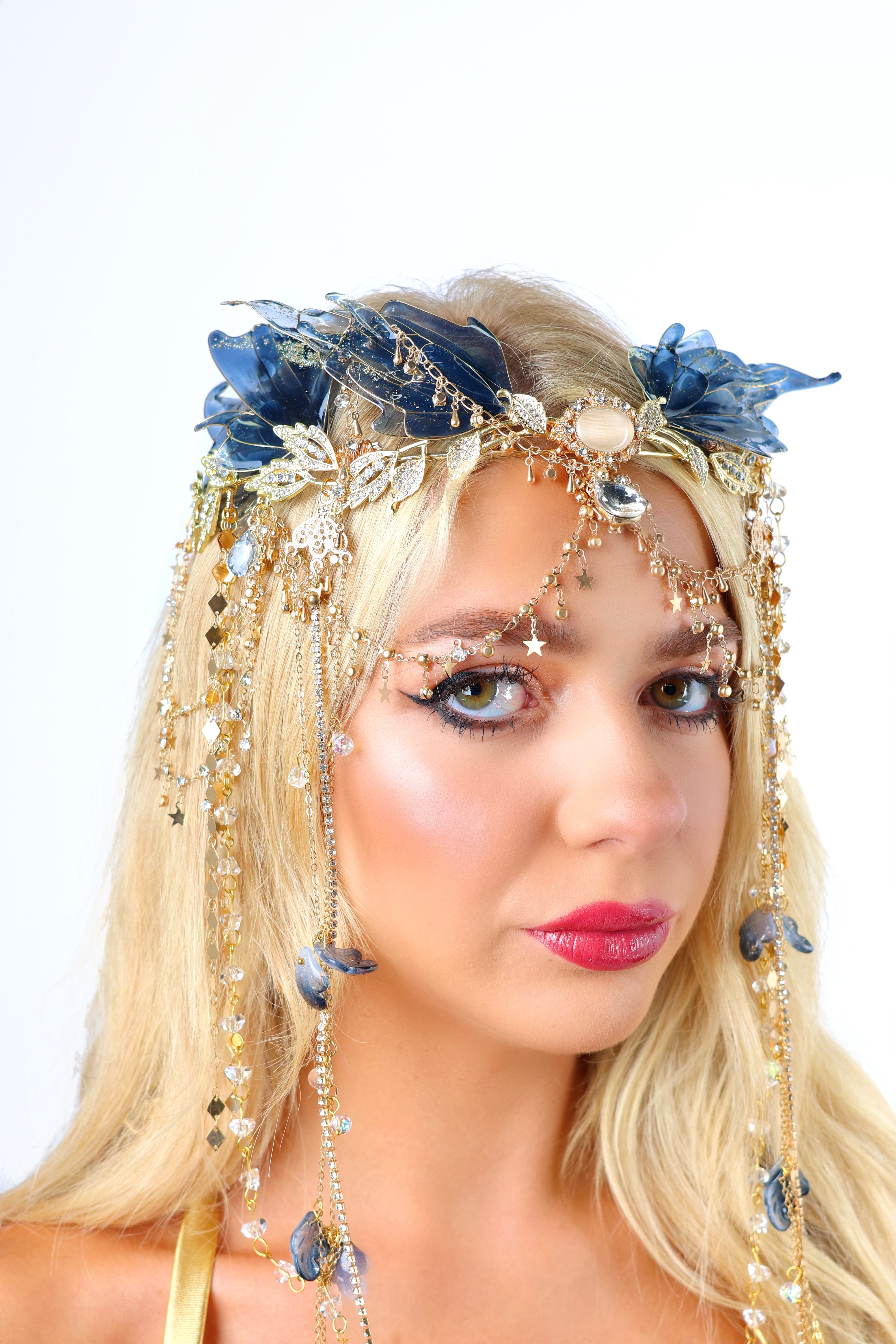 Midnight Genesis Goddess Head Piece