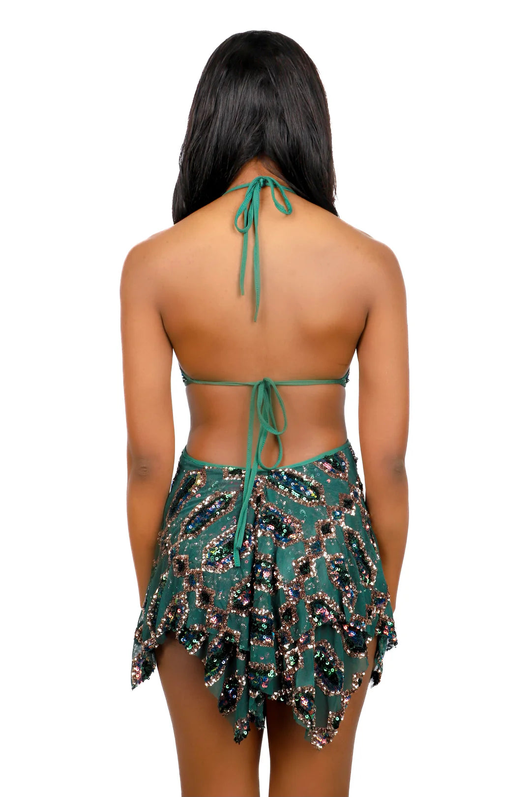 Emerald Jade Sequin Goddess