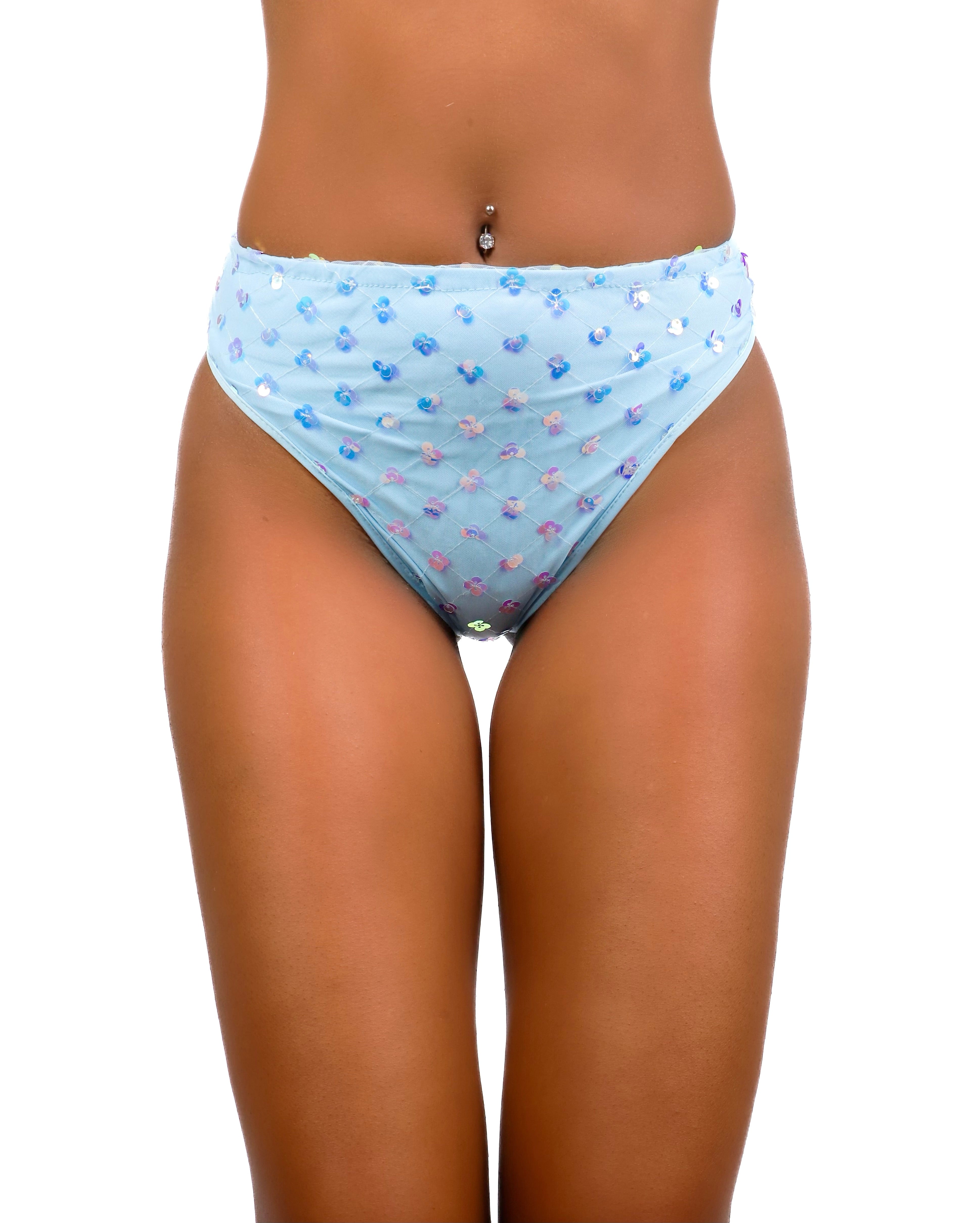 Baby Blue Sparkle Fairy Blossom Bottoms