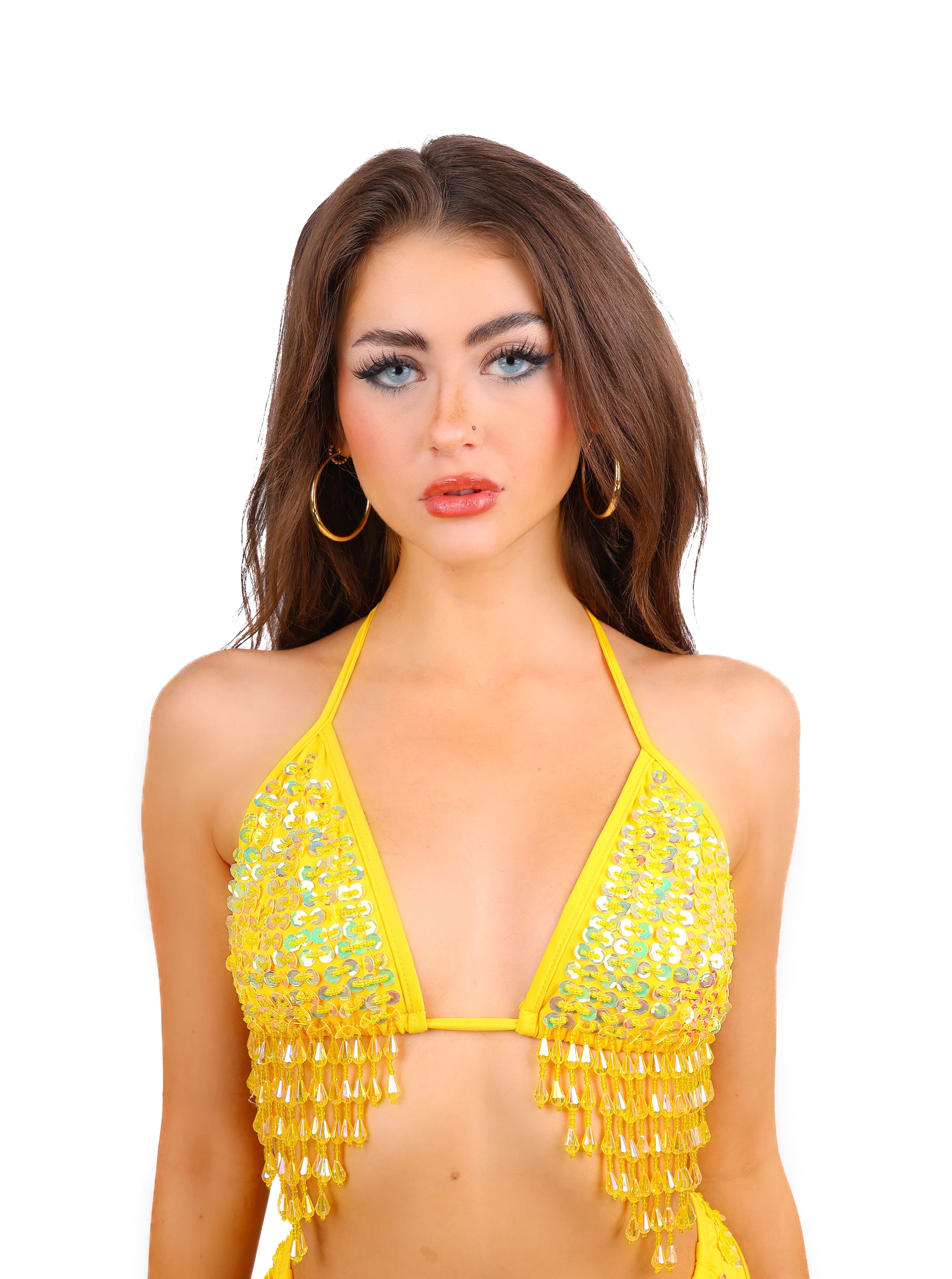 Hand Stitched Sequin Top- Lilly