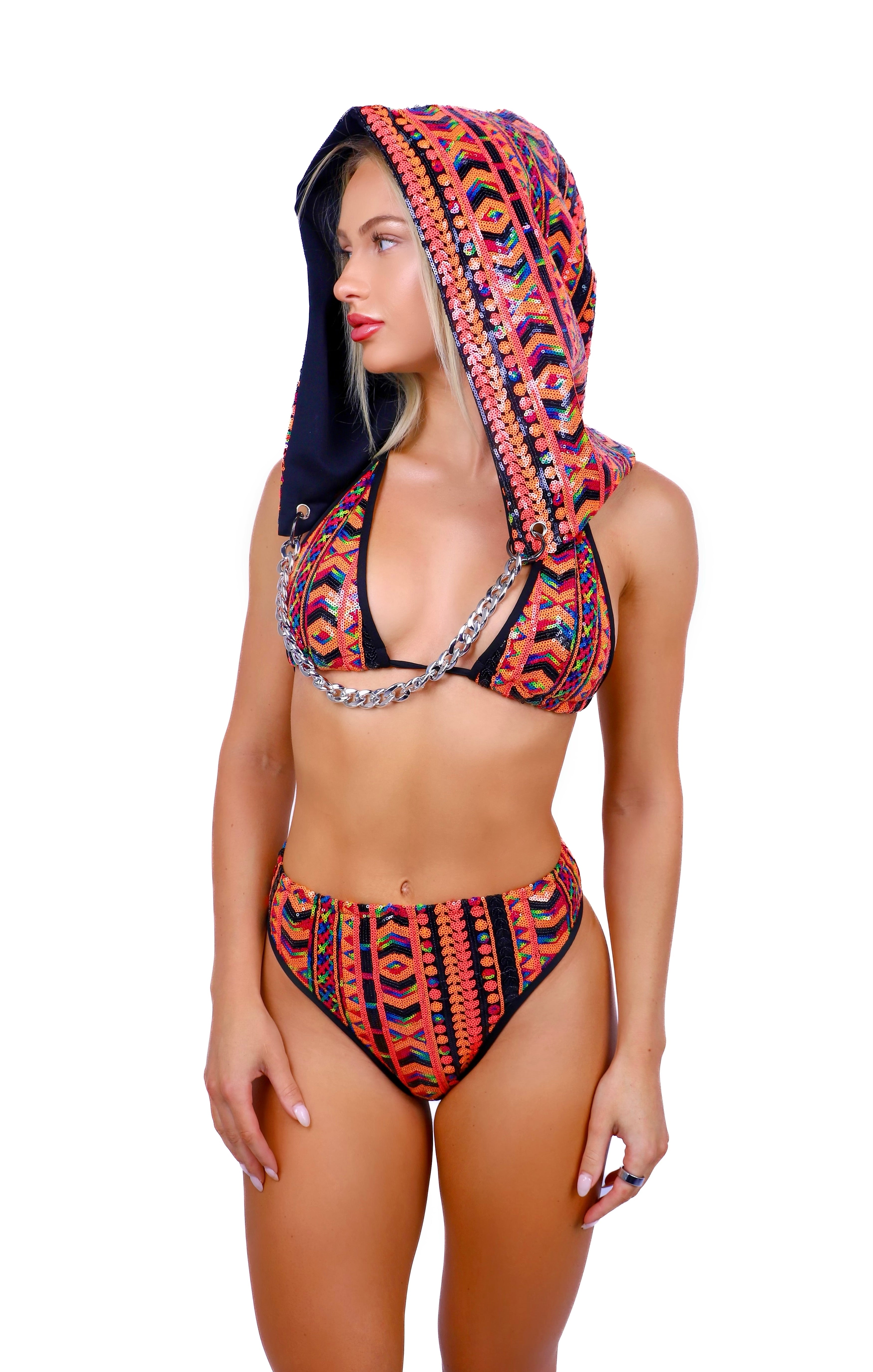 FULL OUTFIT- Fiery Tribal Rebel (3 pcs)