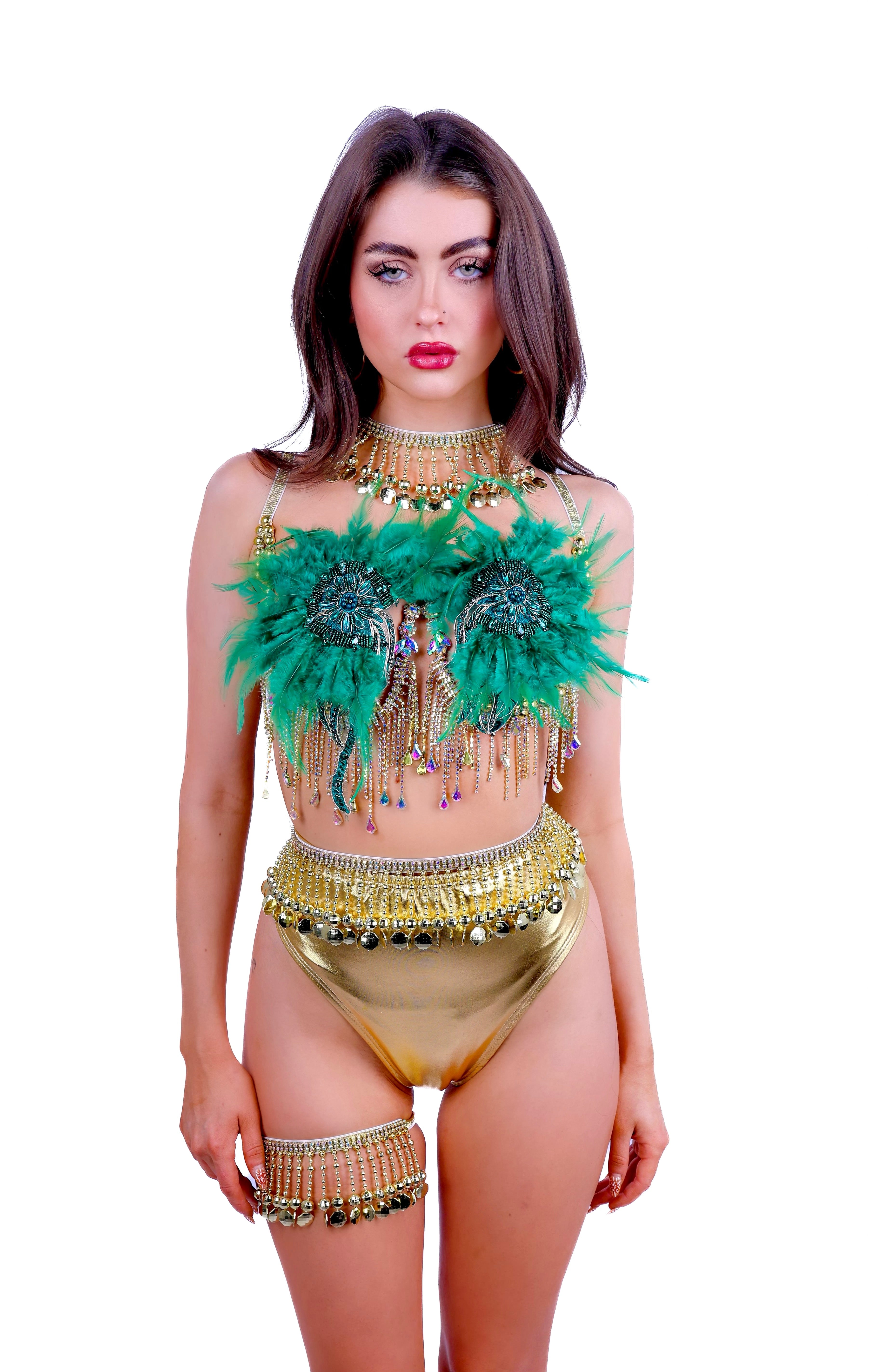 FULL OUTFIT-Emerald Feather City (5 pcs)