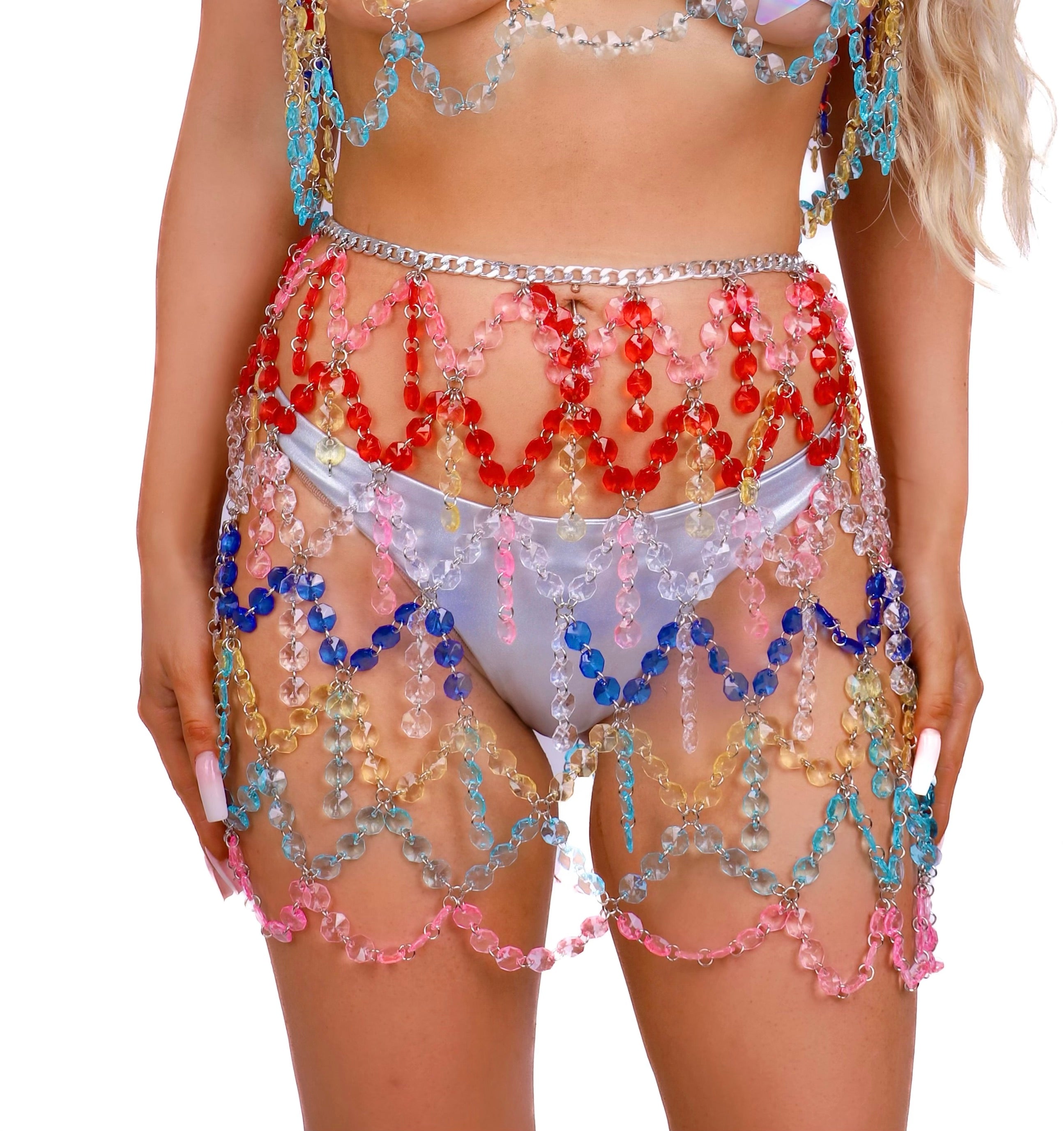 Rainbow Dream Goddess Jewelry Skirt