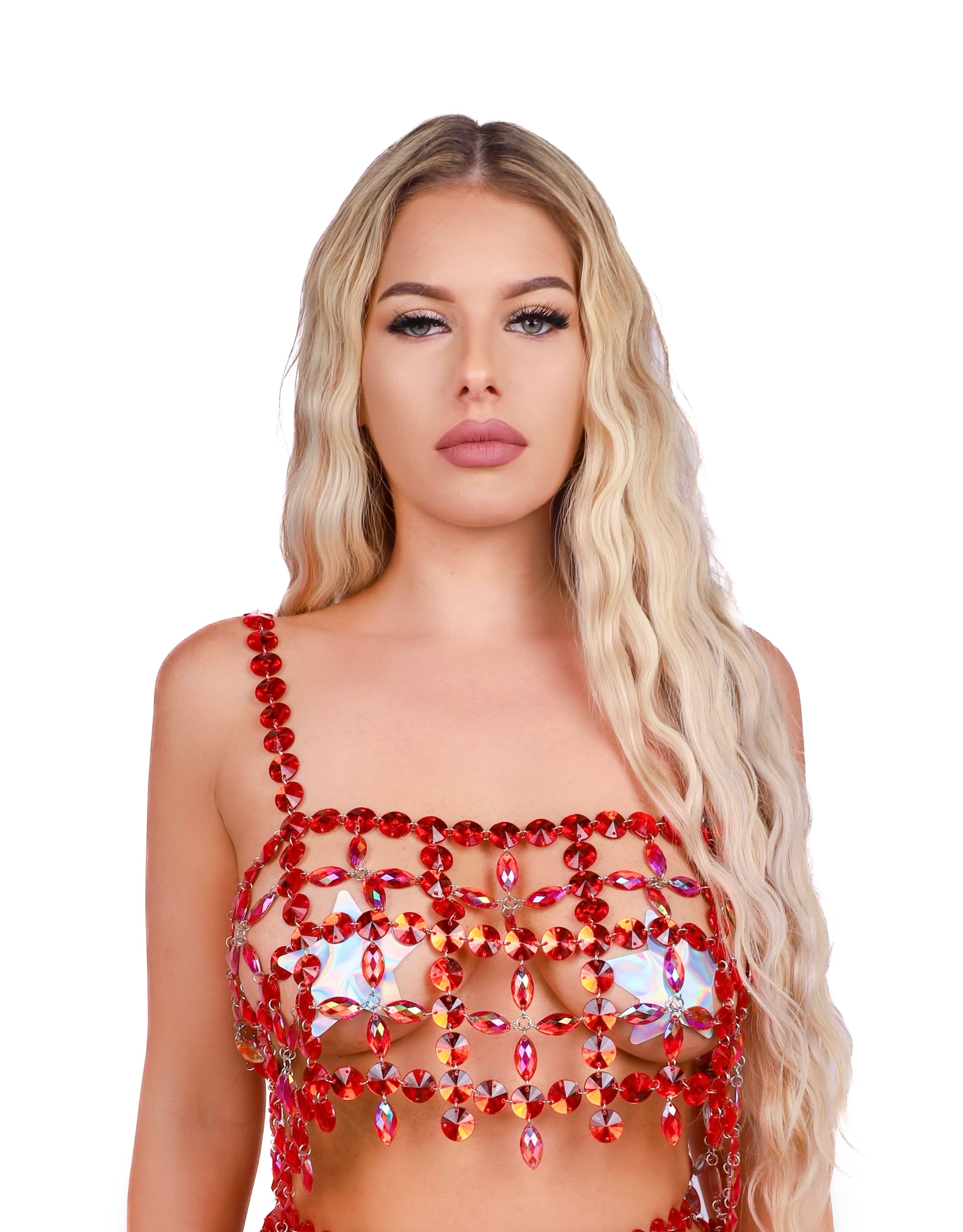 Ruby Goddess Gem Jewelry Top