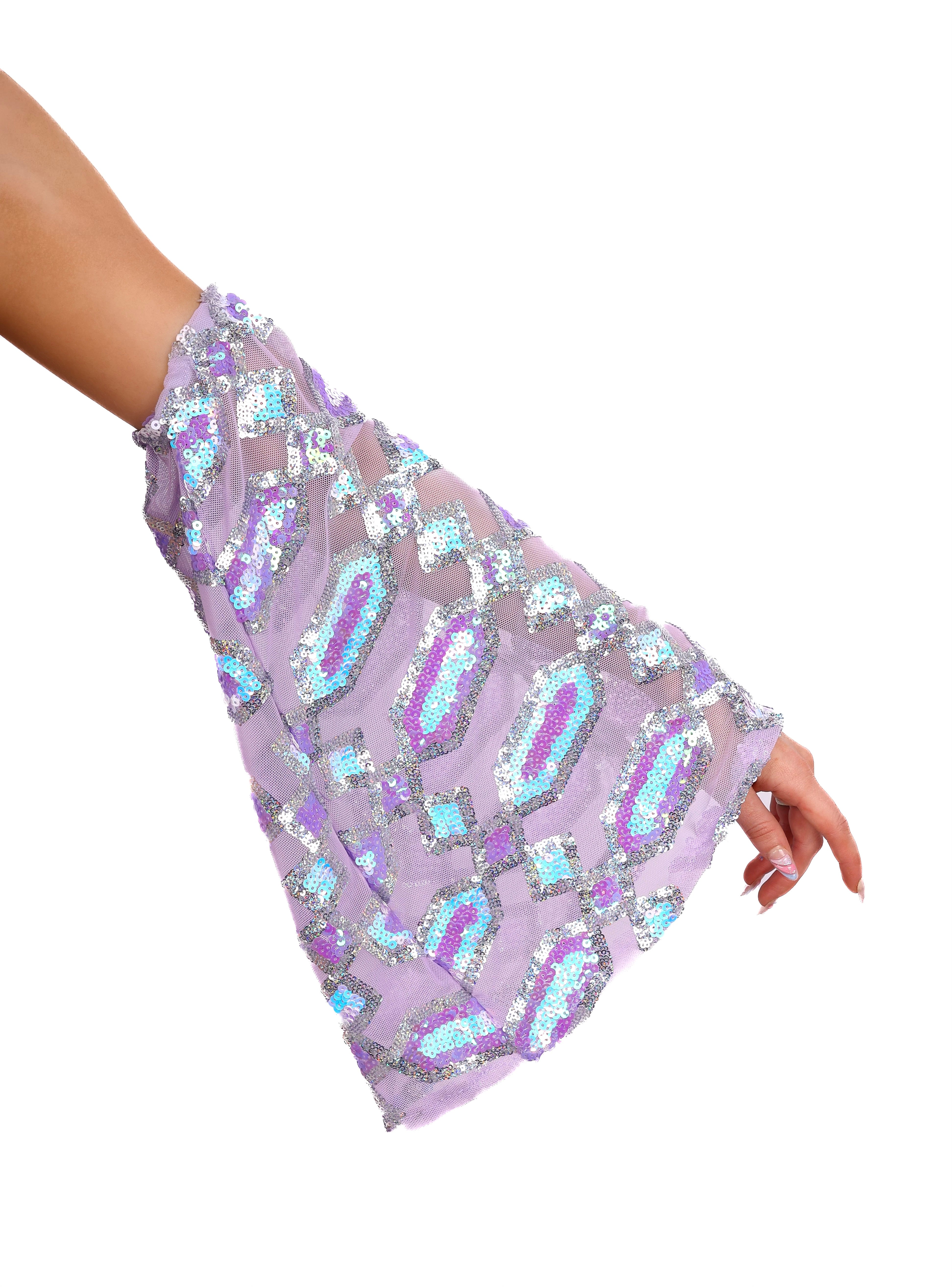 Lavender Cosmic Arm Sleeves