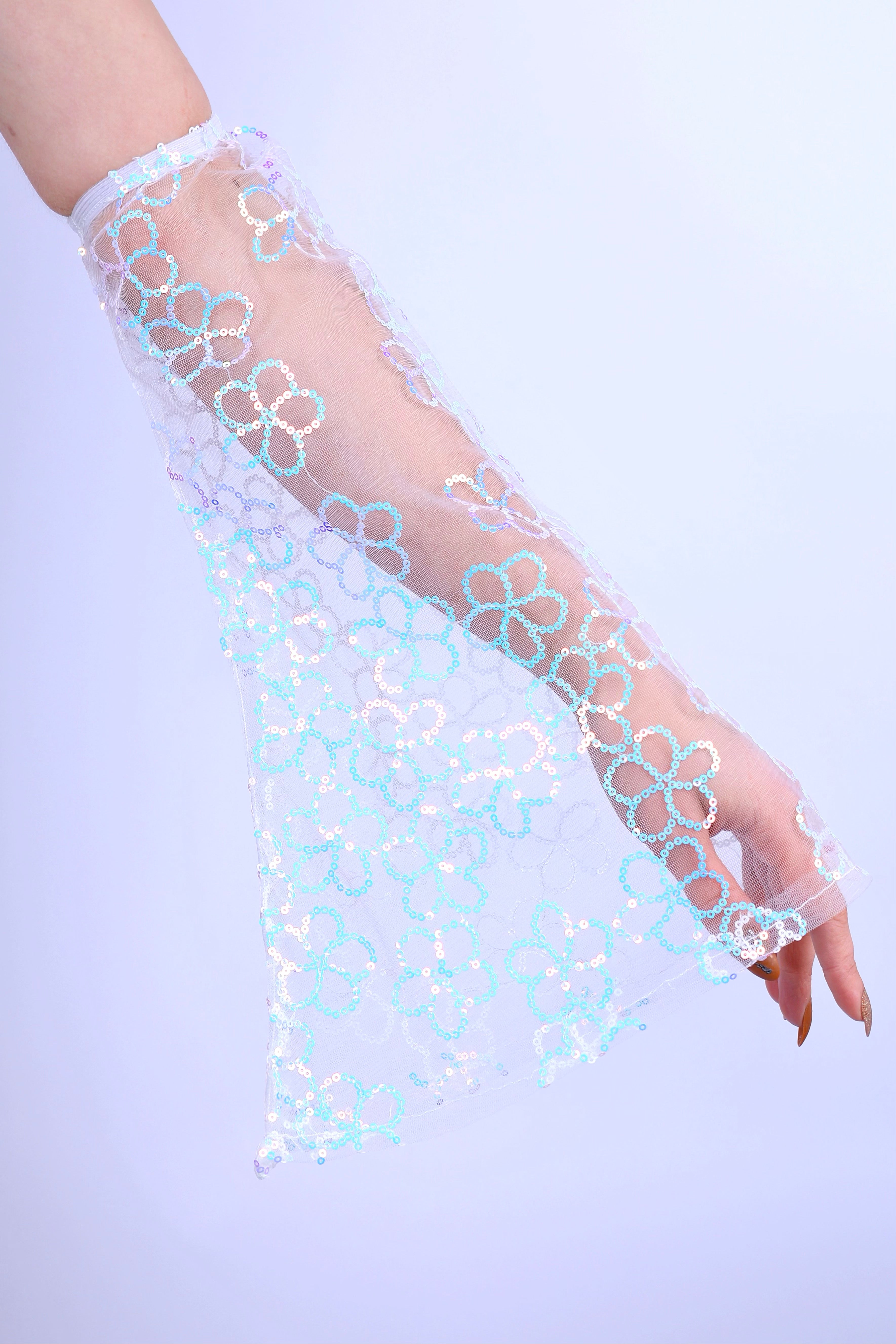 Iridescent Flower Fairy Aura Arm Sleeves