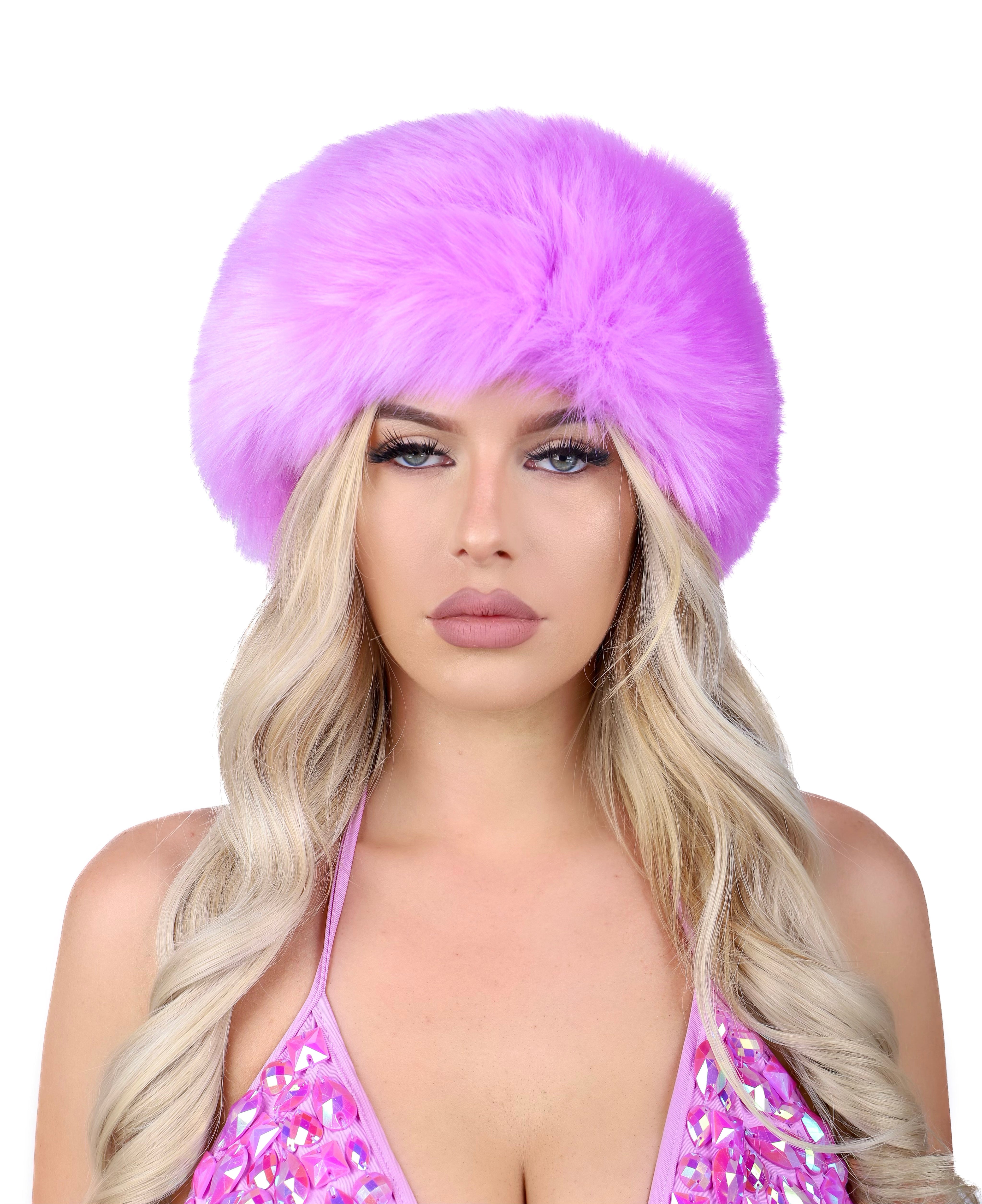 Lavender Fuzzy Headband