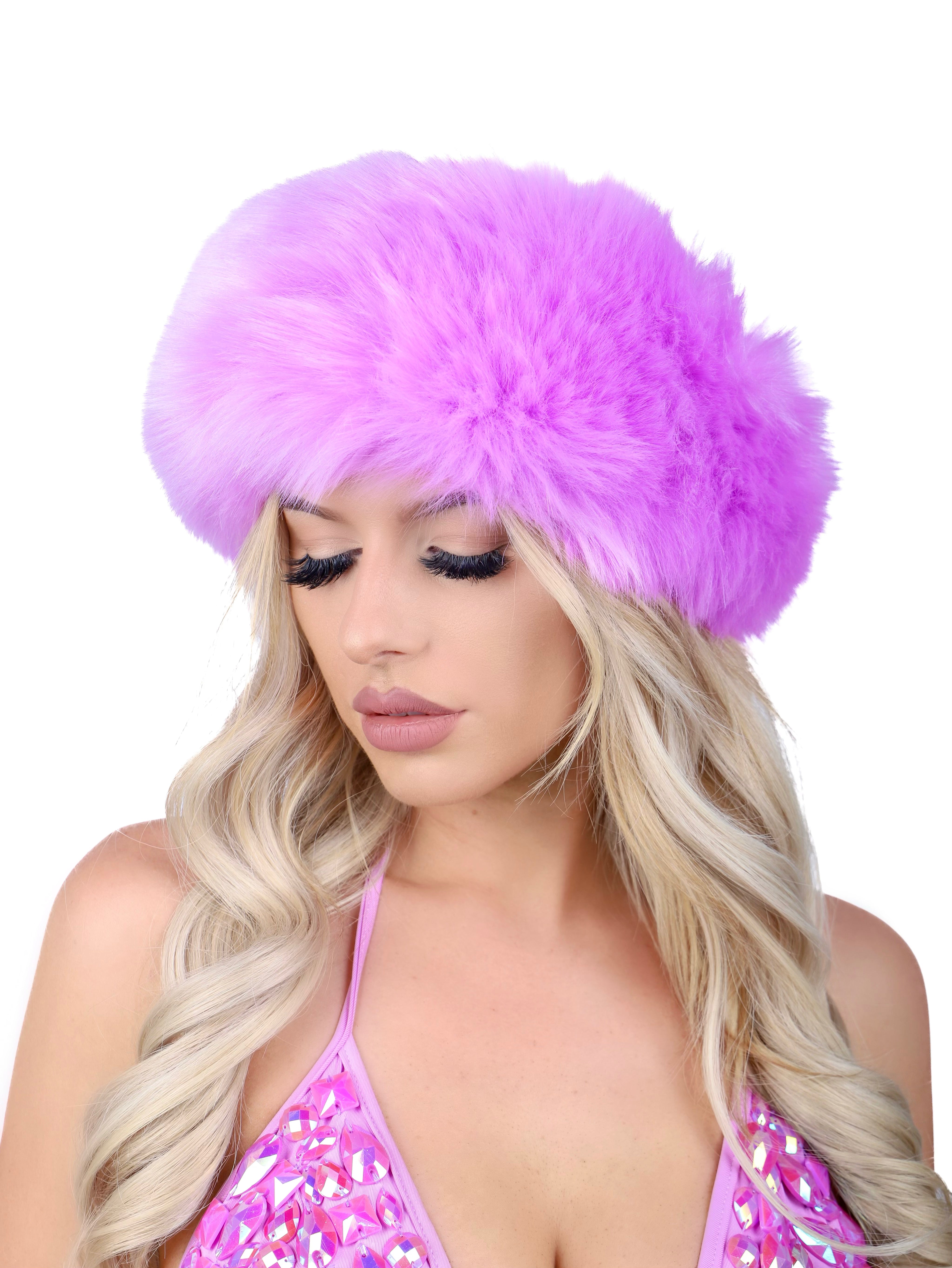 Lavender Fuzzy Headband