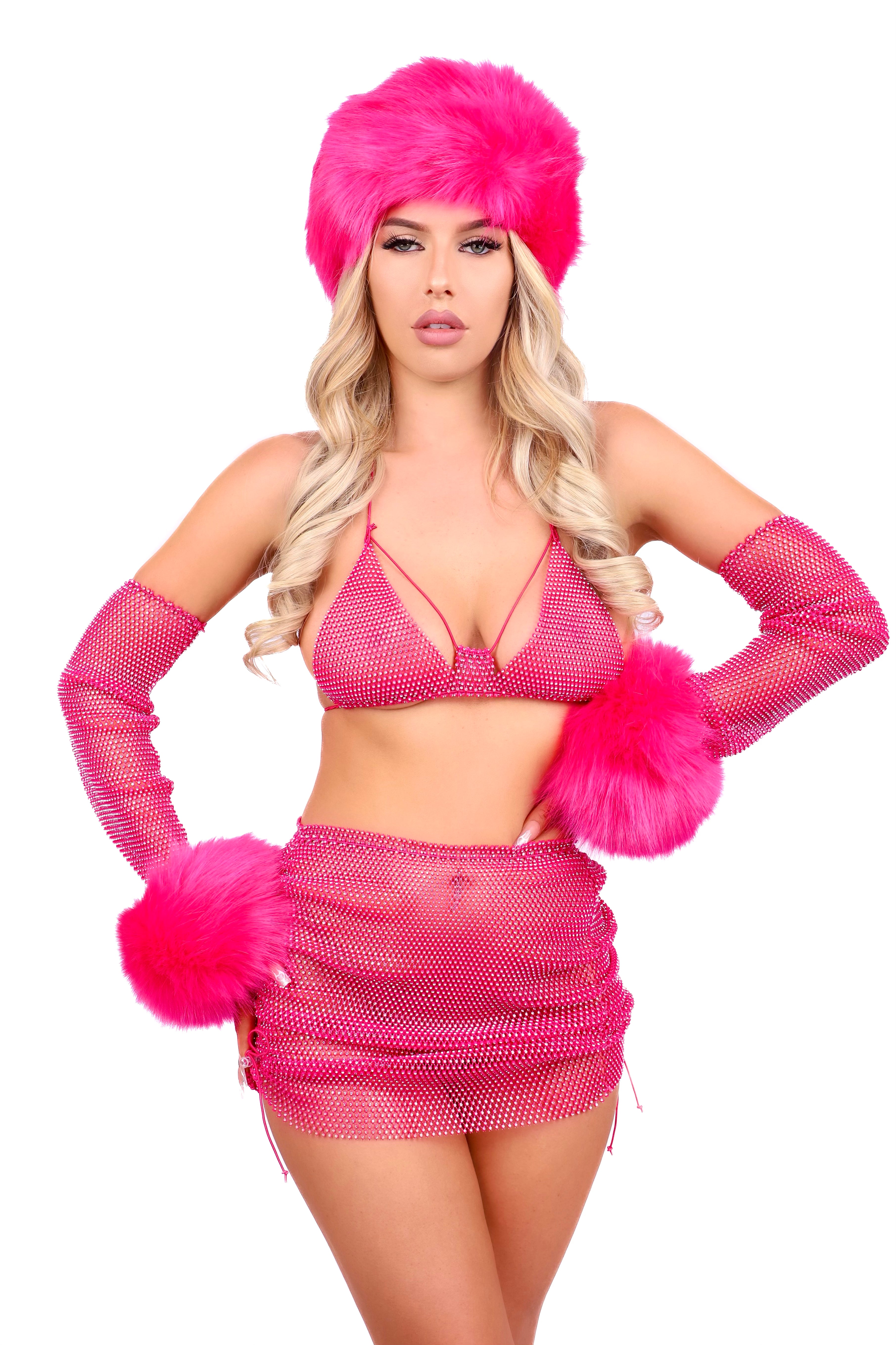FULL OUTFIT- Cozy Rose Hot Pink (5 pcs)