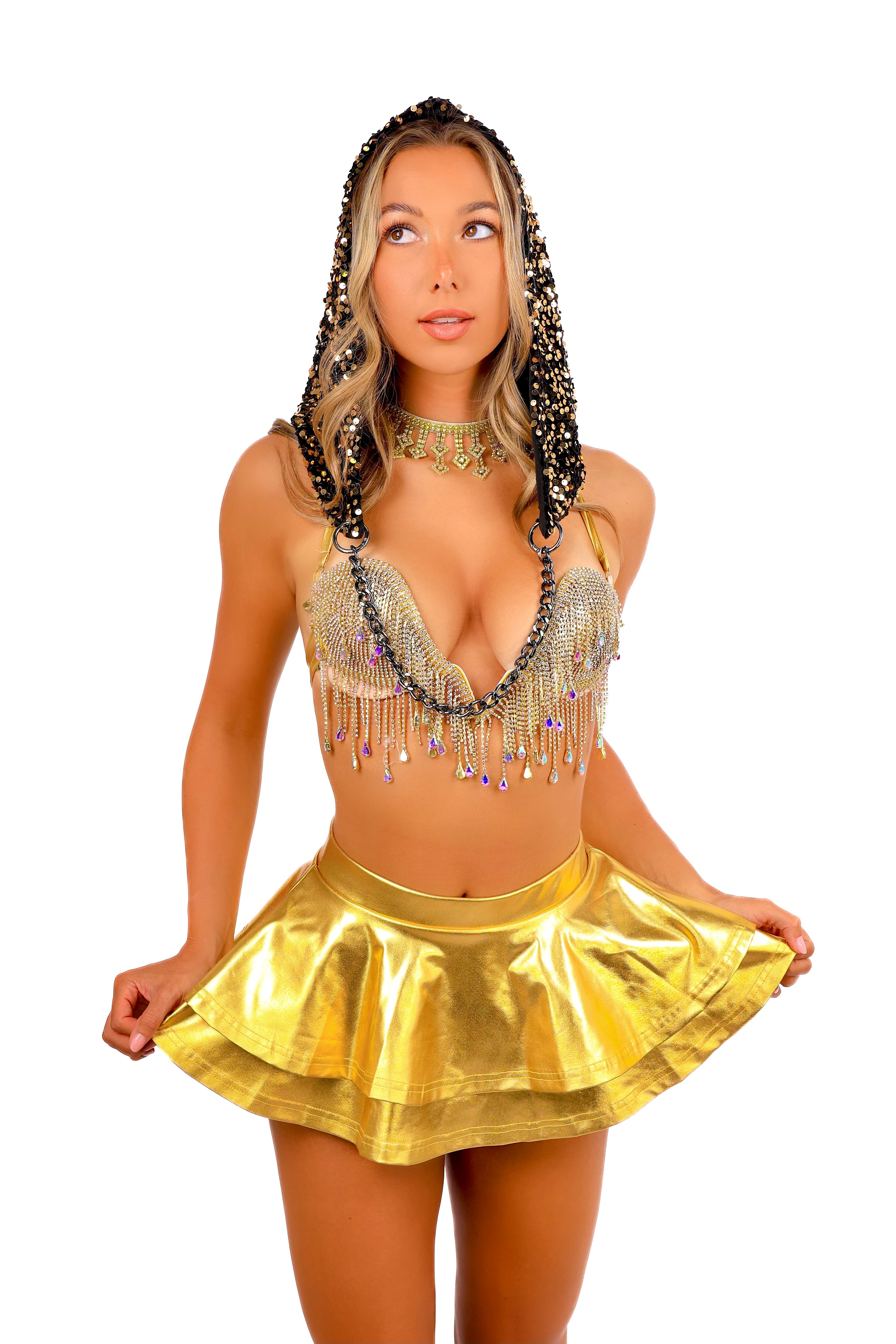 FULL OUTFIT- Gold Empress Diva Rebel (4 pcs)