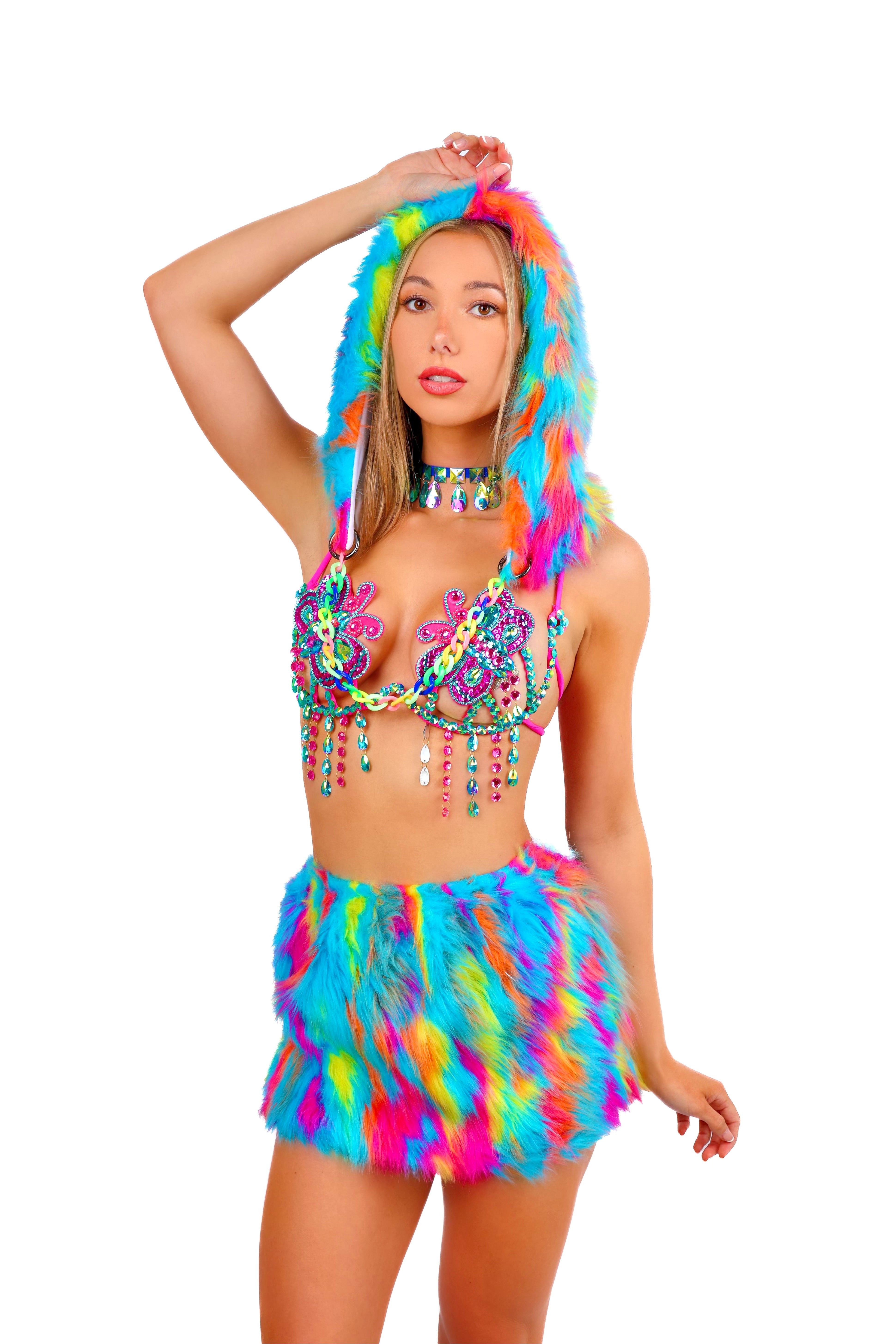 FULL OUTFIT-Fuzzy Electric Butterfly (4 pcs)