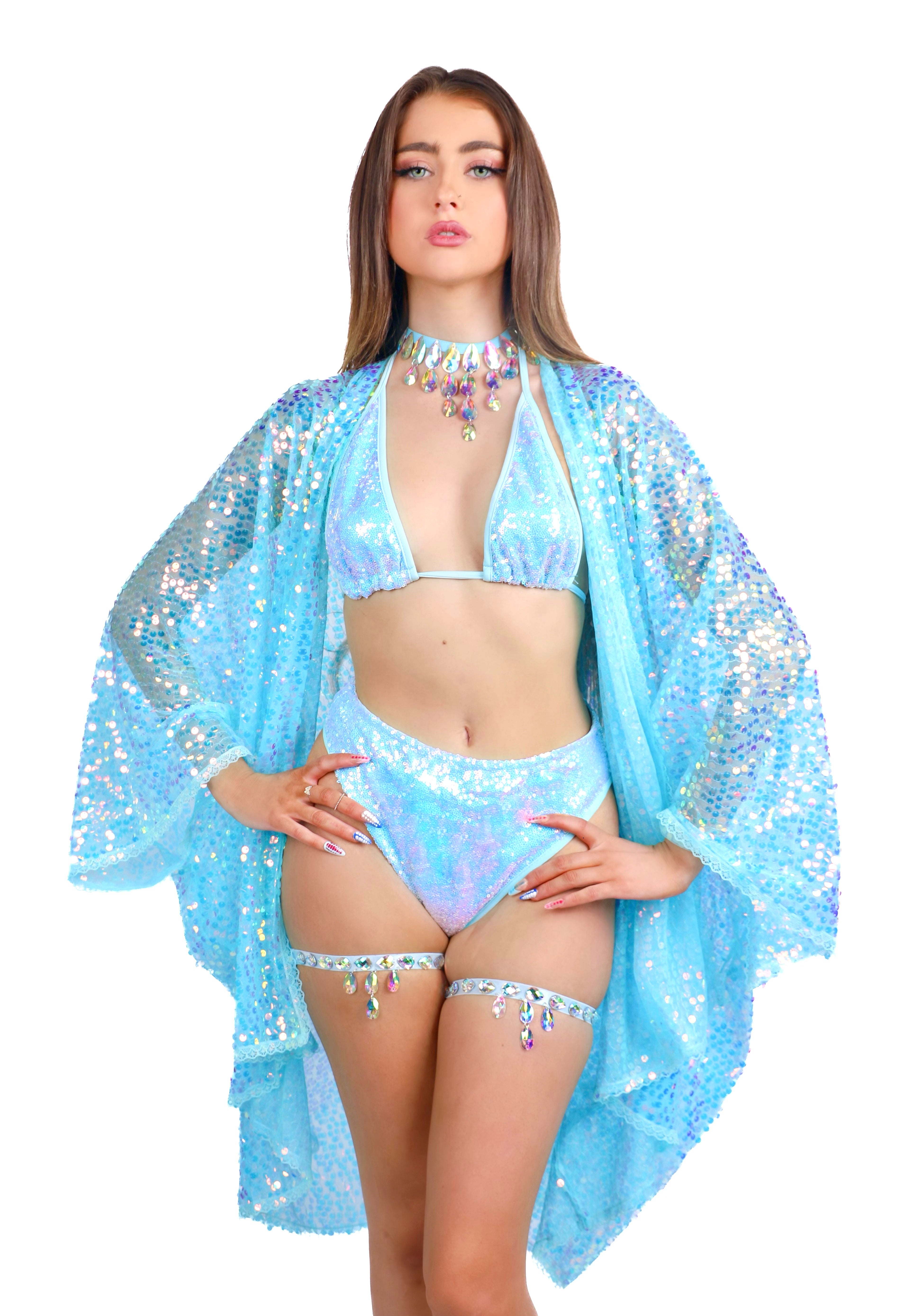 FULL OUTFIT- Aqua Butterfly Diva (6 pcs)