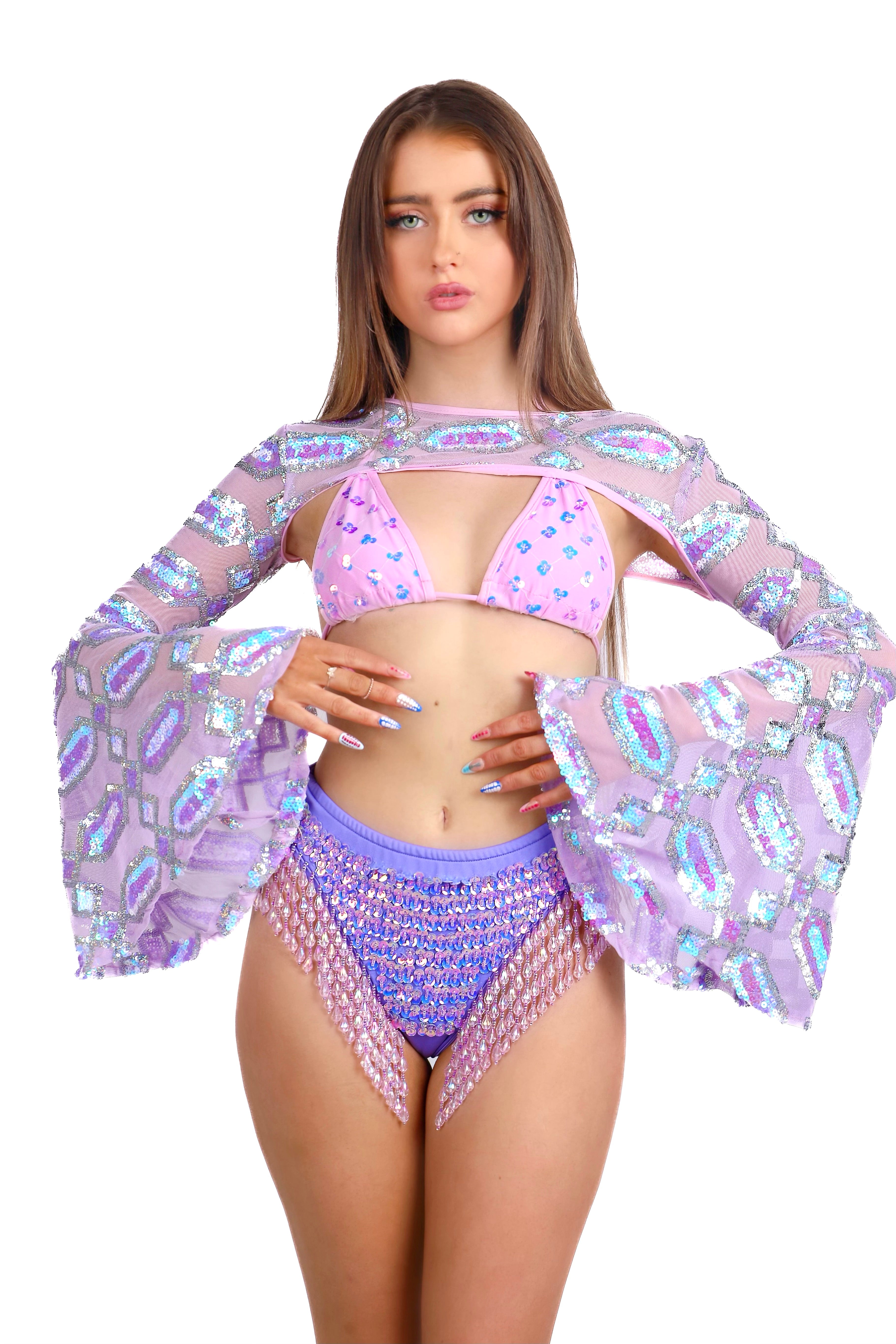 FULL OUTFIT- Lavender Dream Cosmic  (3 pcs)