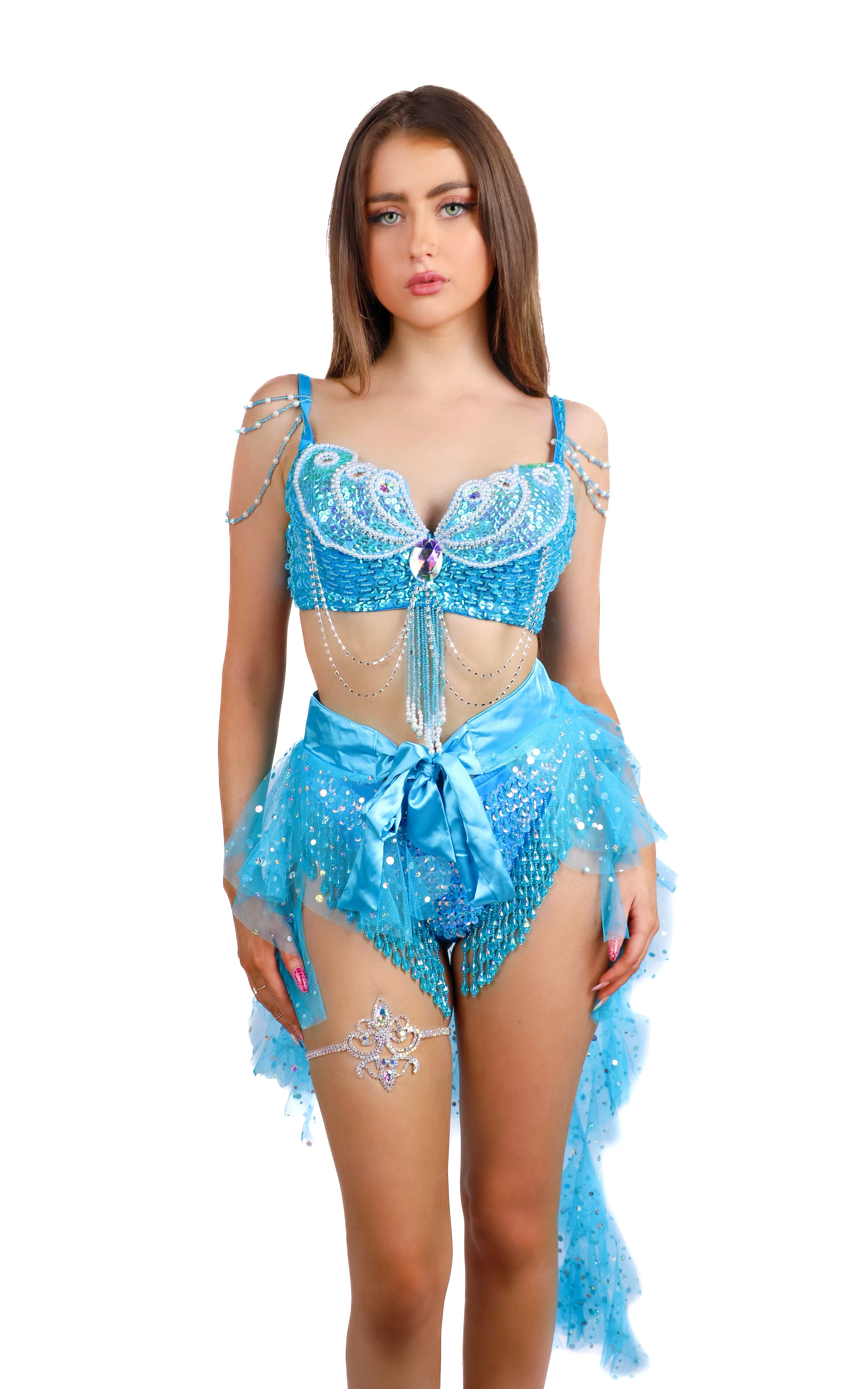 FULL OUTFIT- Aquamarine Princess (4 pcs)