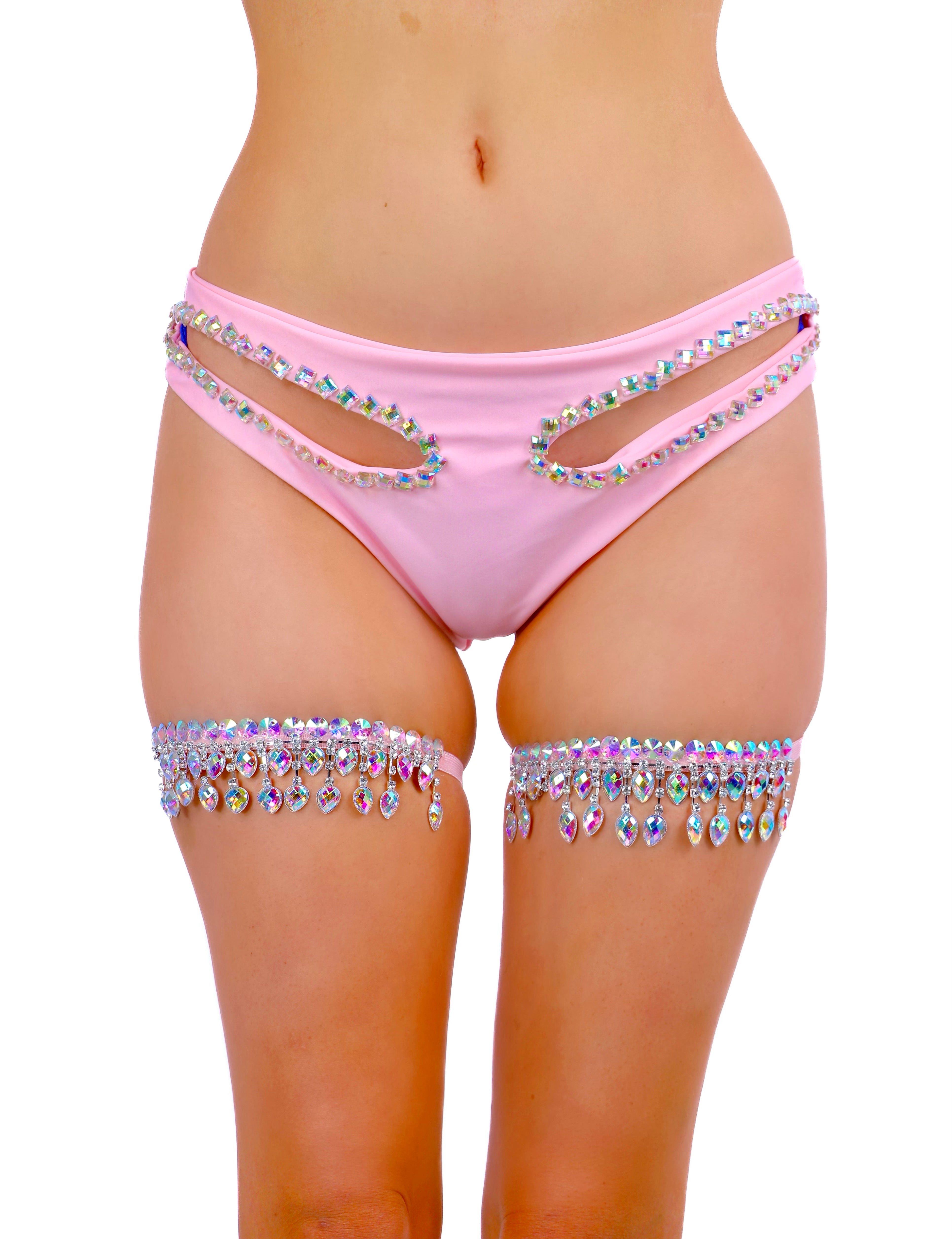 Pink Cosmic Gem Leg Wrap