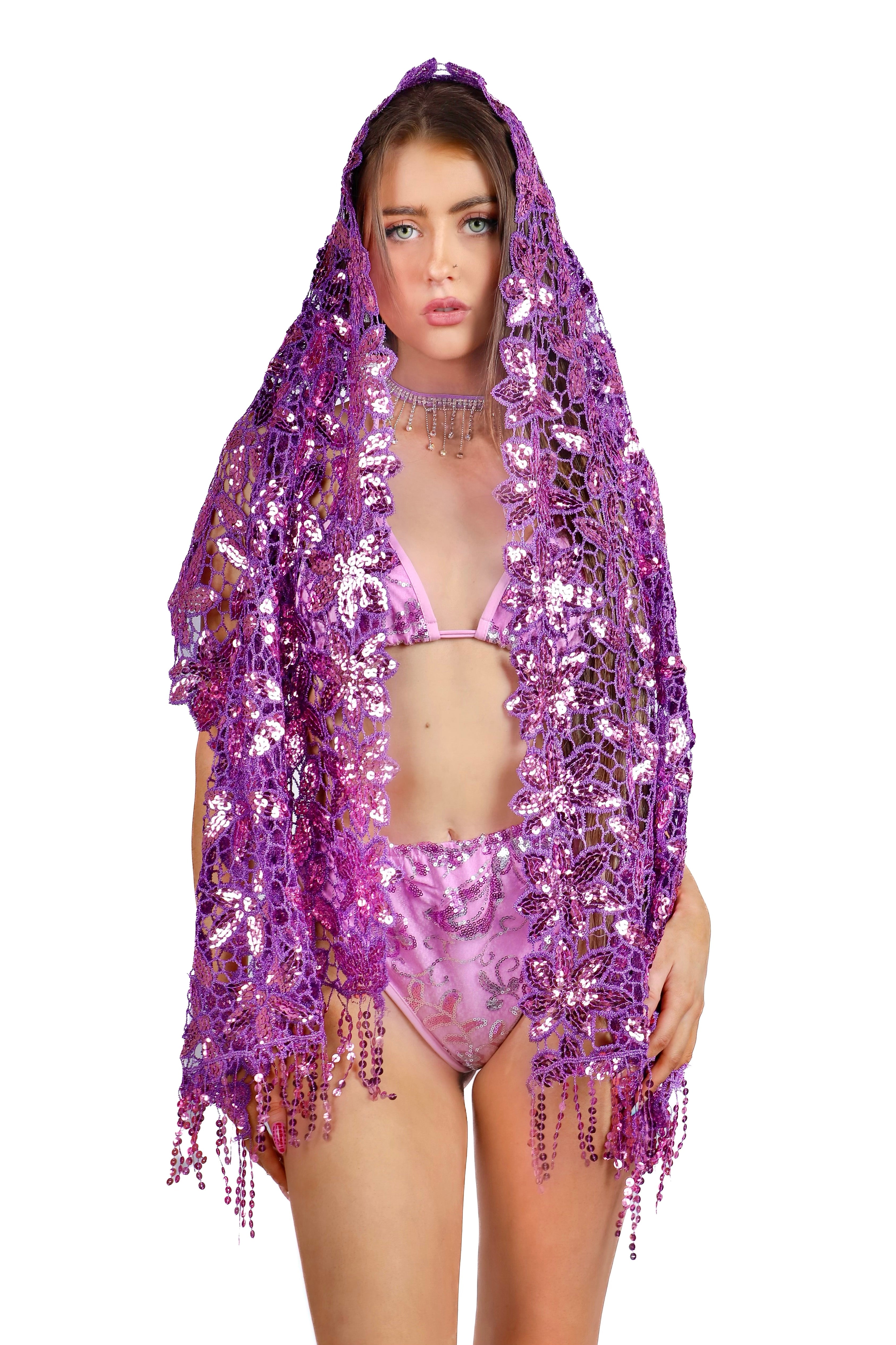 Electric Lavender Goddess Wrap