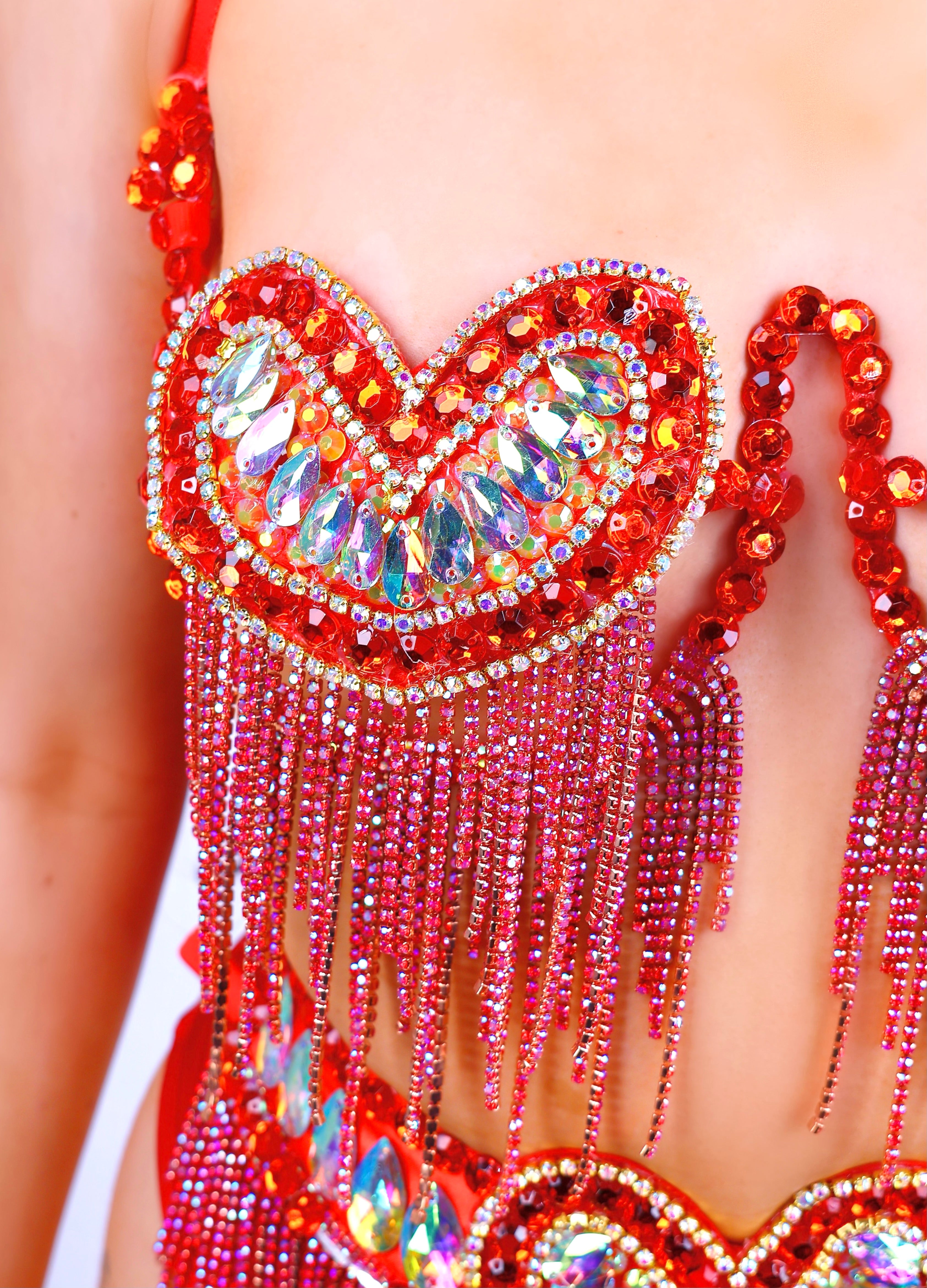 Heart Ruby Carnival Bra Top