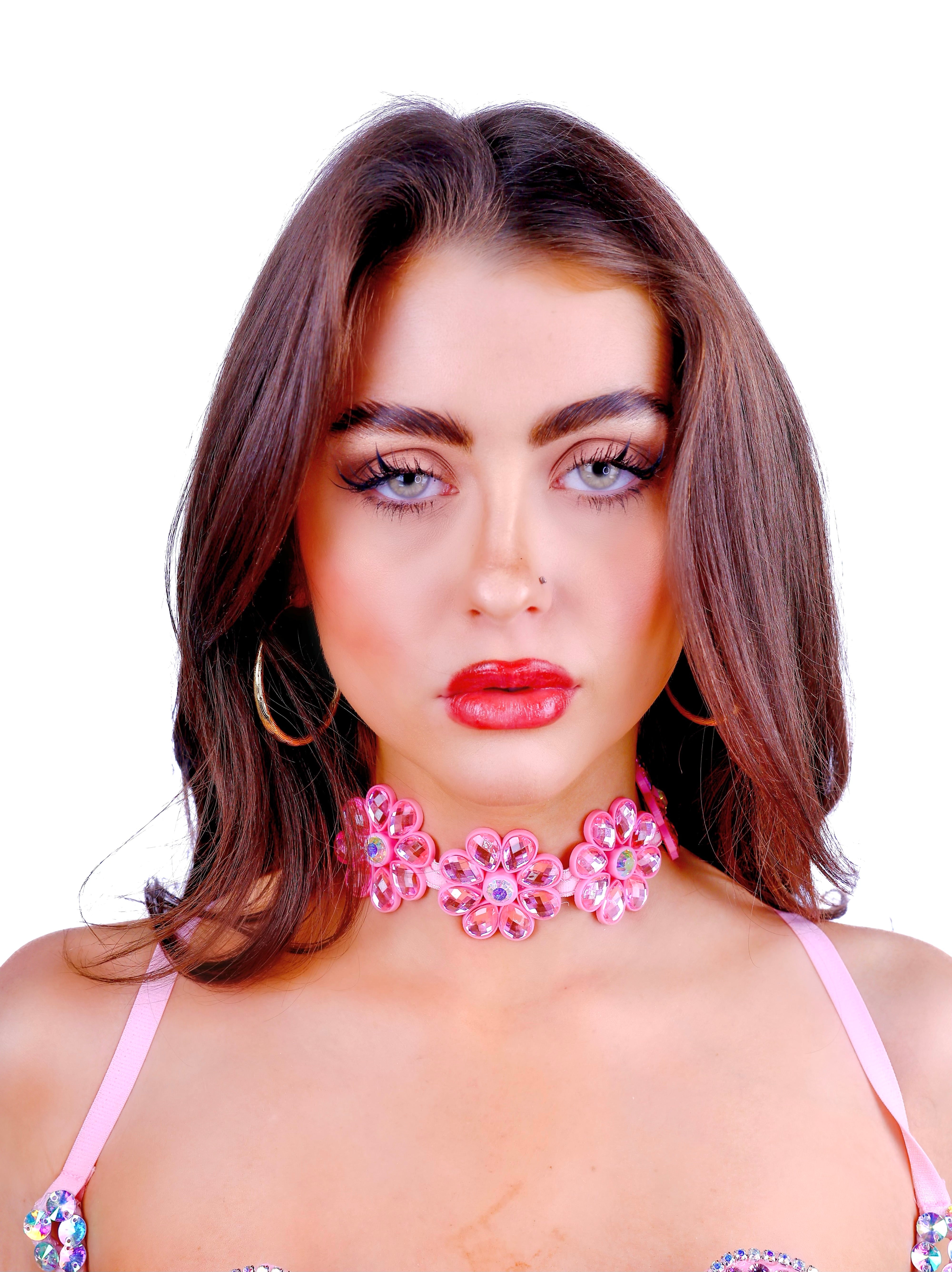 Pink Meadow Carnival Necklace