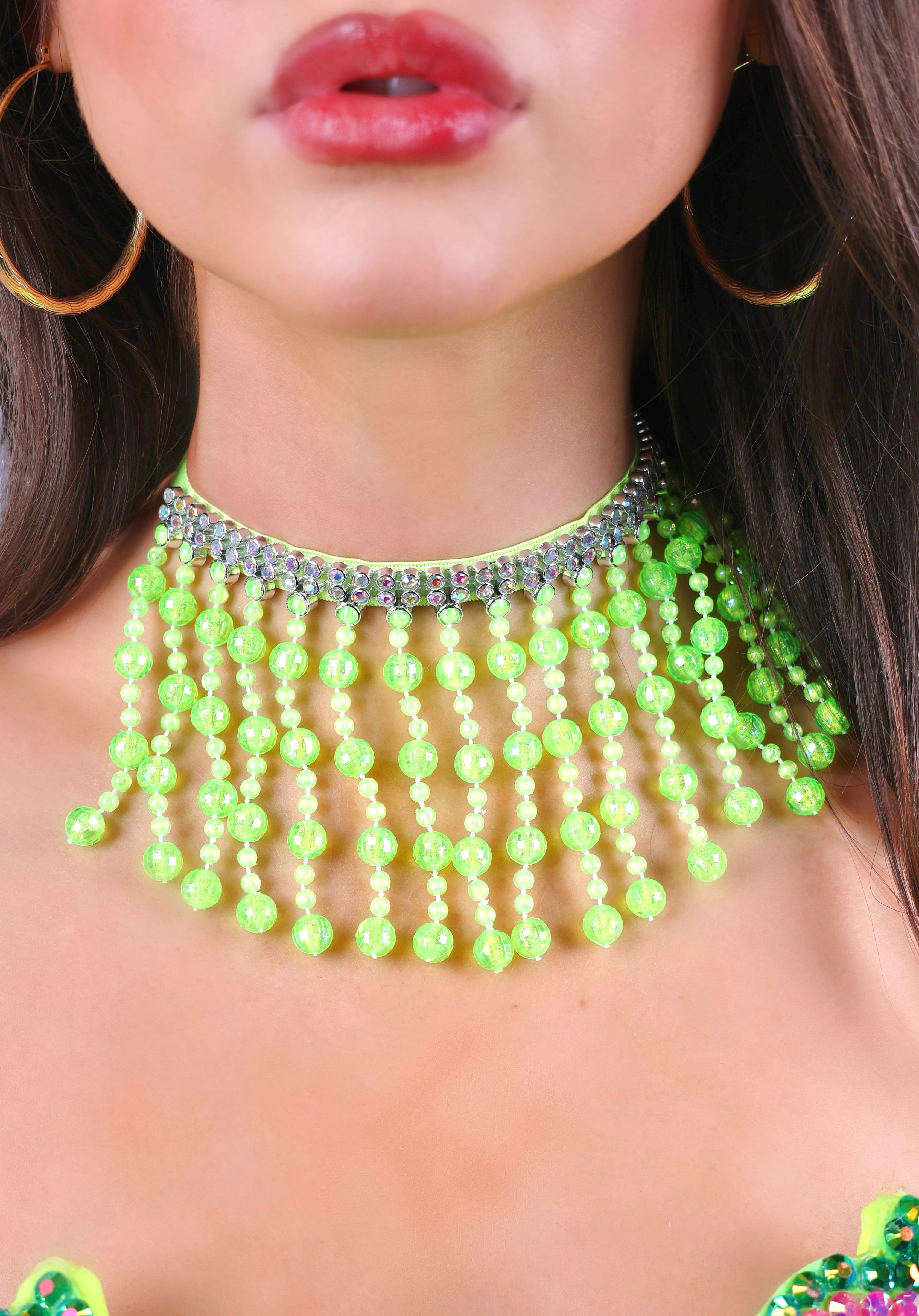 Neon Tassel Carnival Necklace